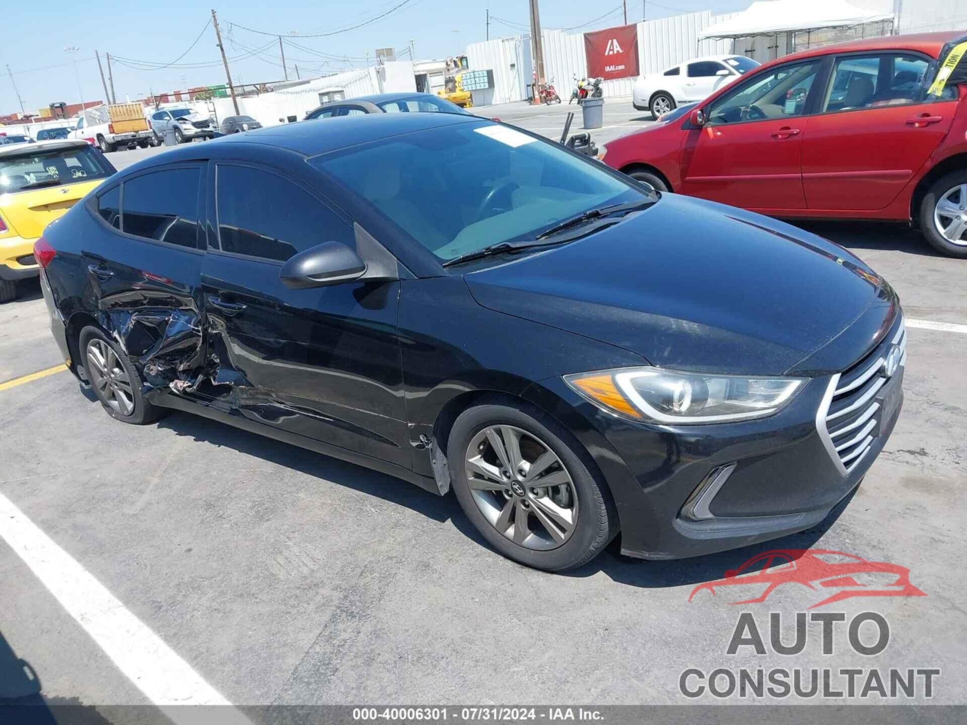 HYUNDAI ELANTRA 2018 - 5NPD84LF0JH310445