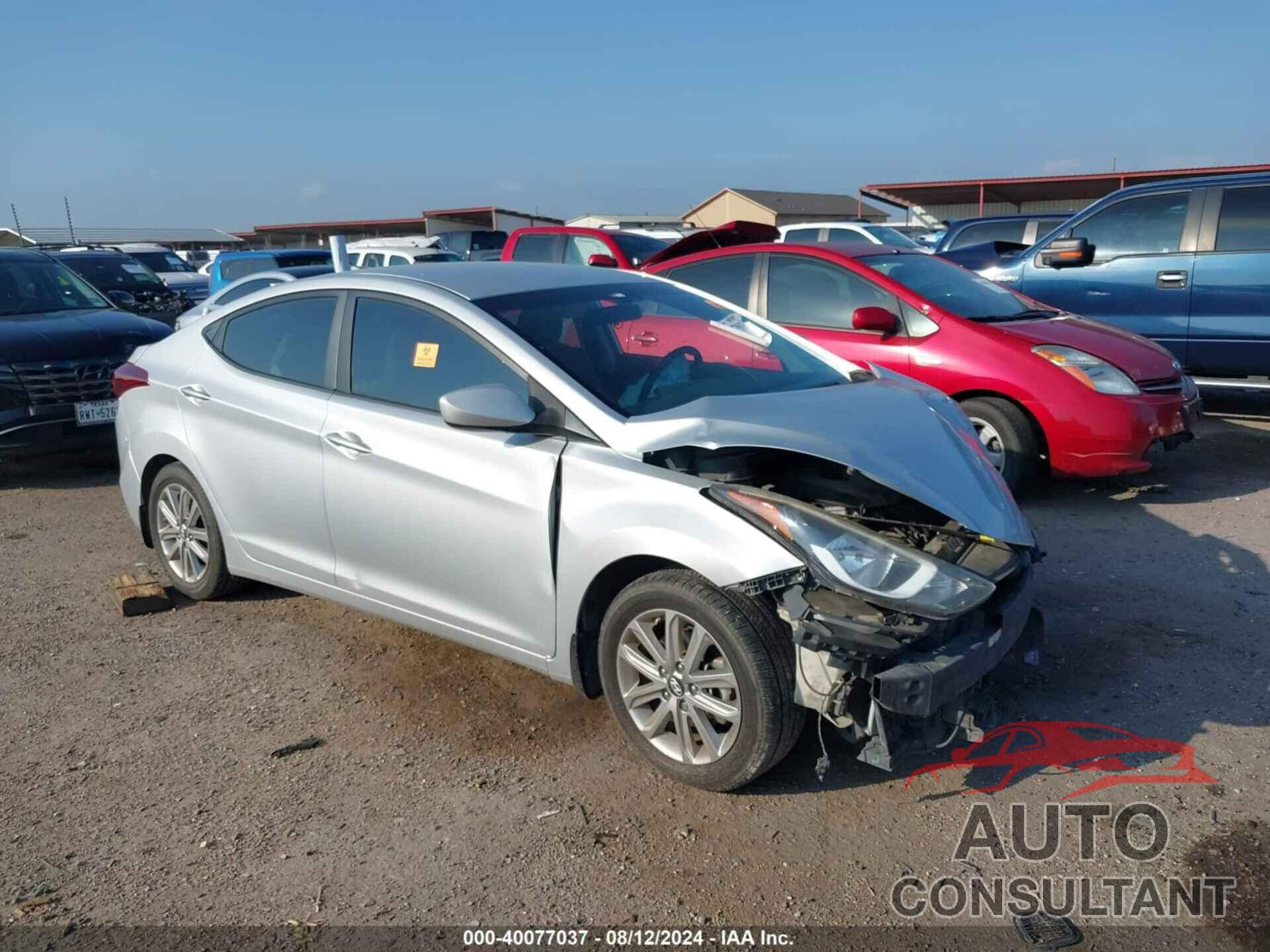 HYUNDAI ELANTRA 2016 - 5NPDH4AE7GH722512