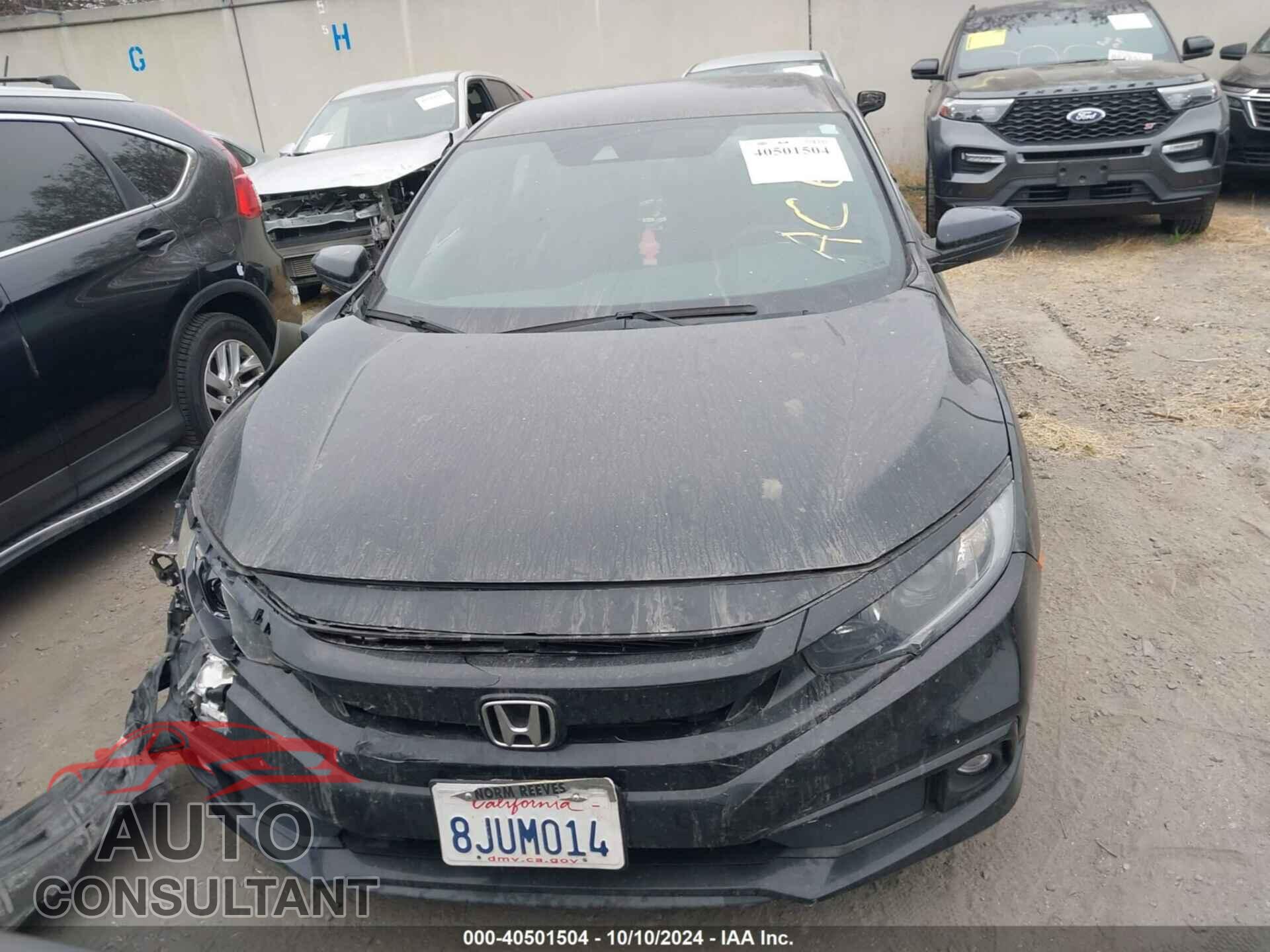 HONDA CIVIC 2019 - 2HGFC2F83KH515519