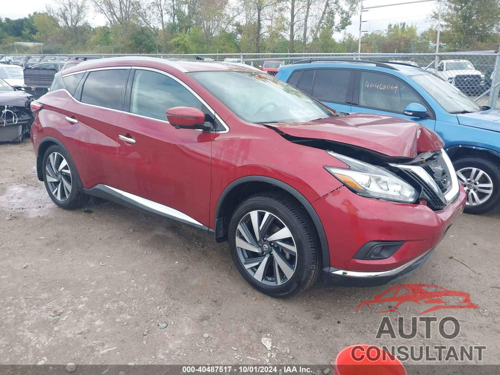 NISSAN MURANO 2018 - 5N1AZ2MH5JN103520