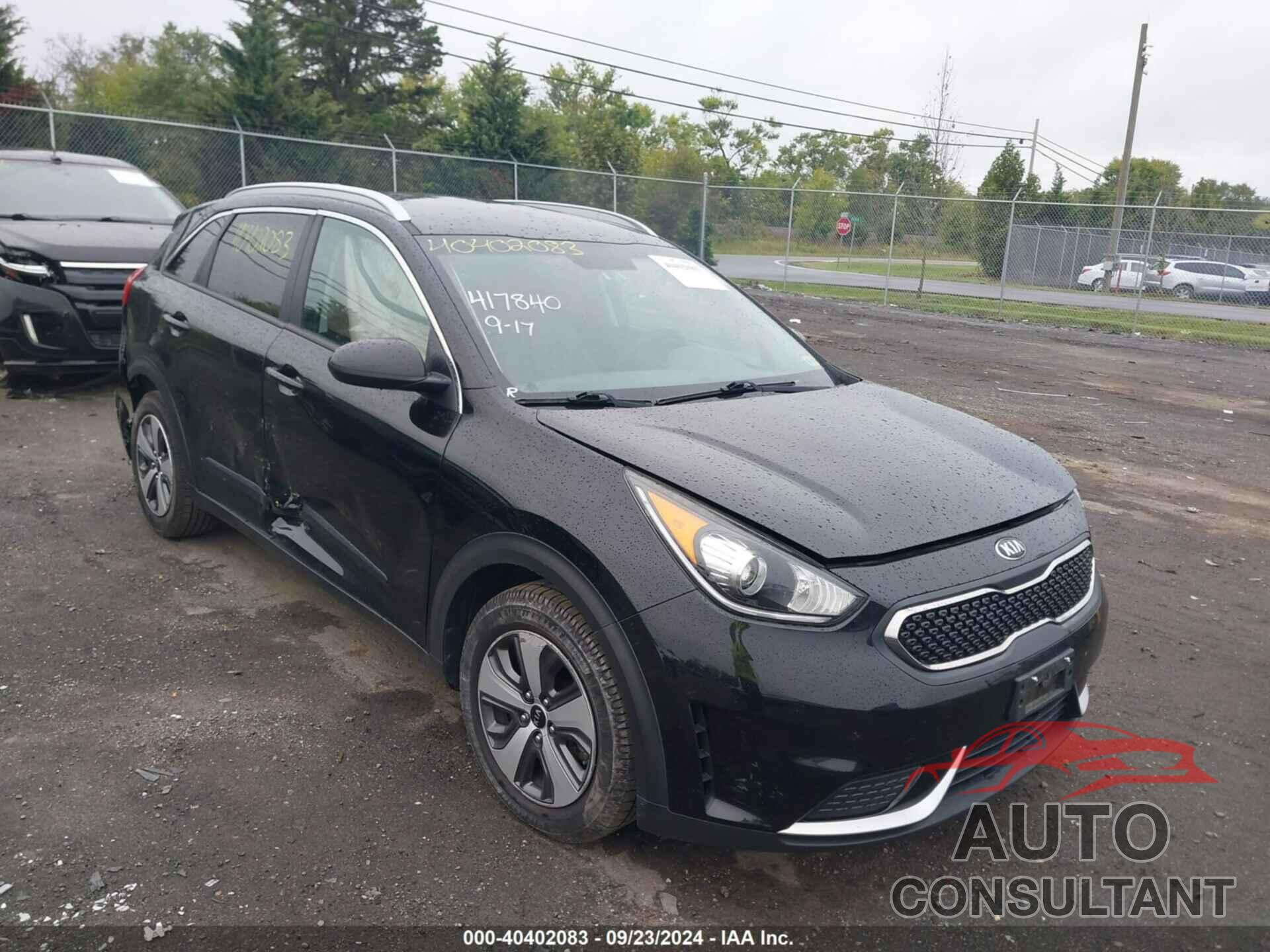 KIA NIRO 2018 - KNDCB3LC6J5110439