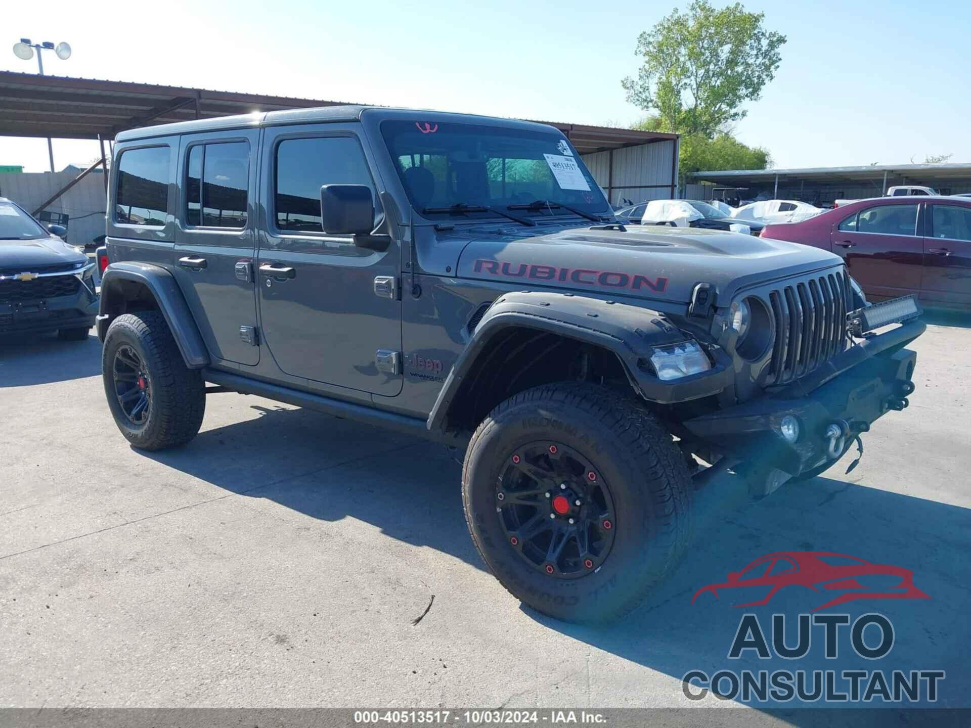 JEEP WRANGLER UNLIMITED 2018 - 1C4HJXFGXJW313116