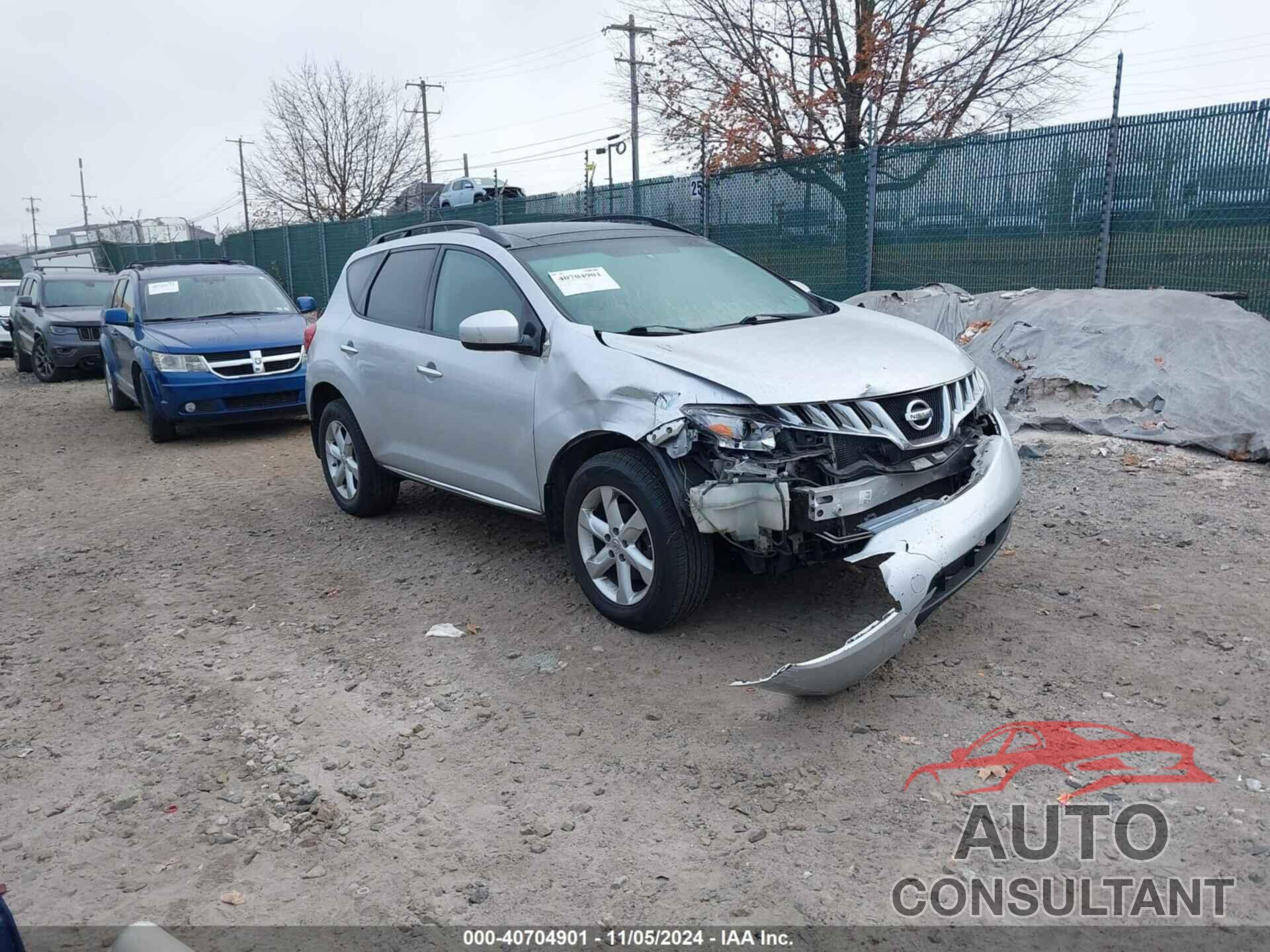 NISSAN MURANO 2010 - JN8AZ1MW2AW115314