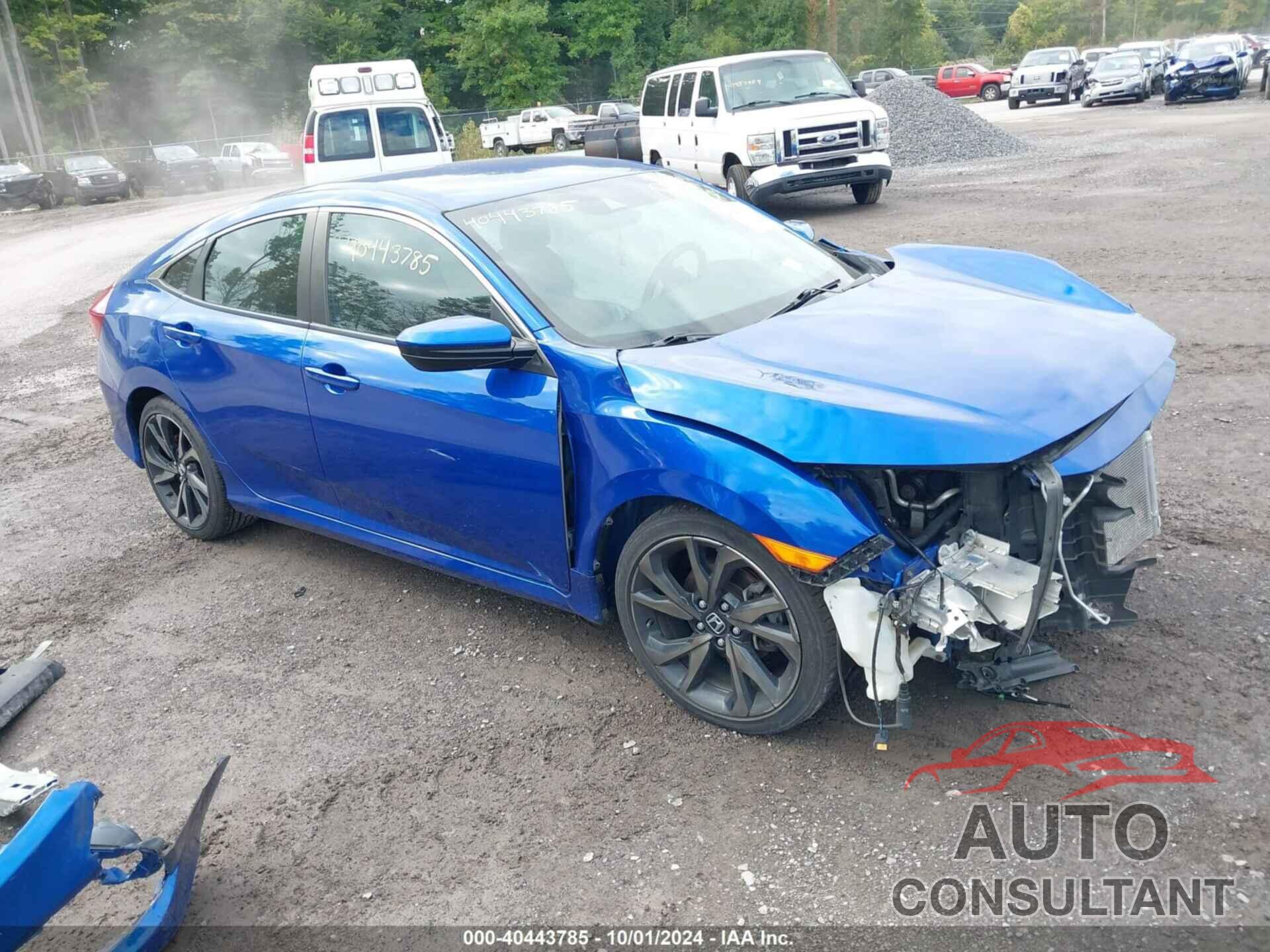 HONDA CIVIC 2019 - 2HGFC2F88KH542067