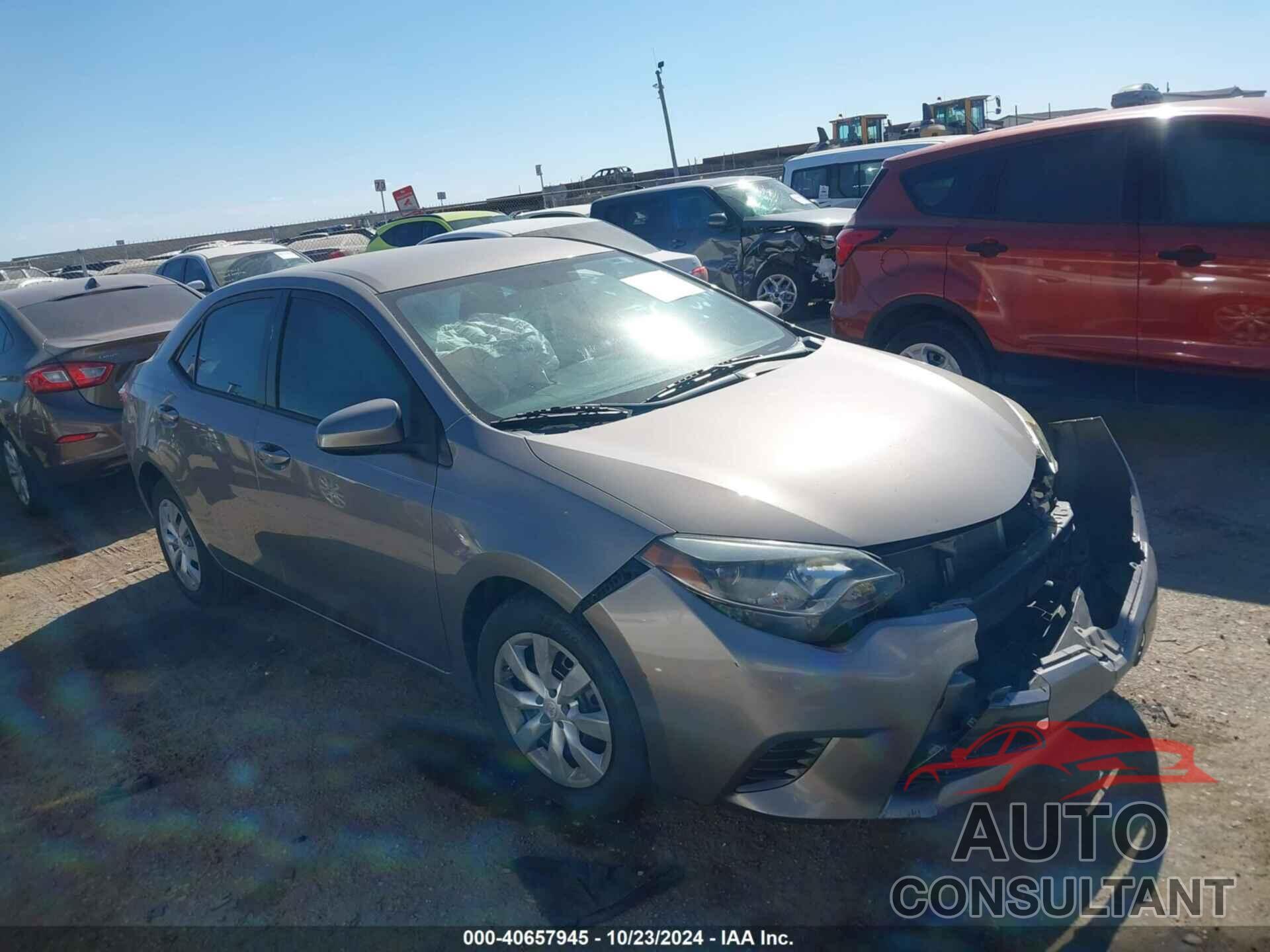 TOYOTA COROLLA 2016 - 2T1BURHE4GC528528