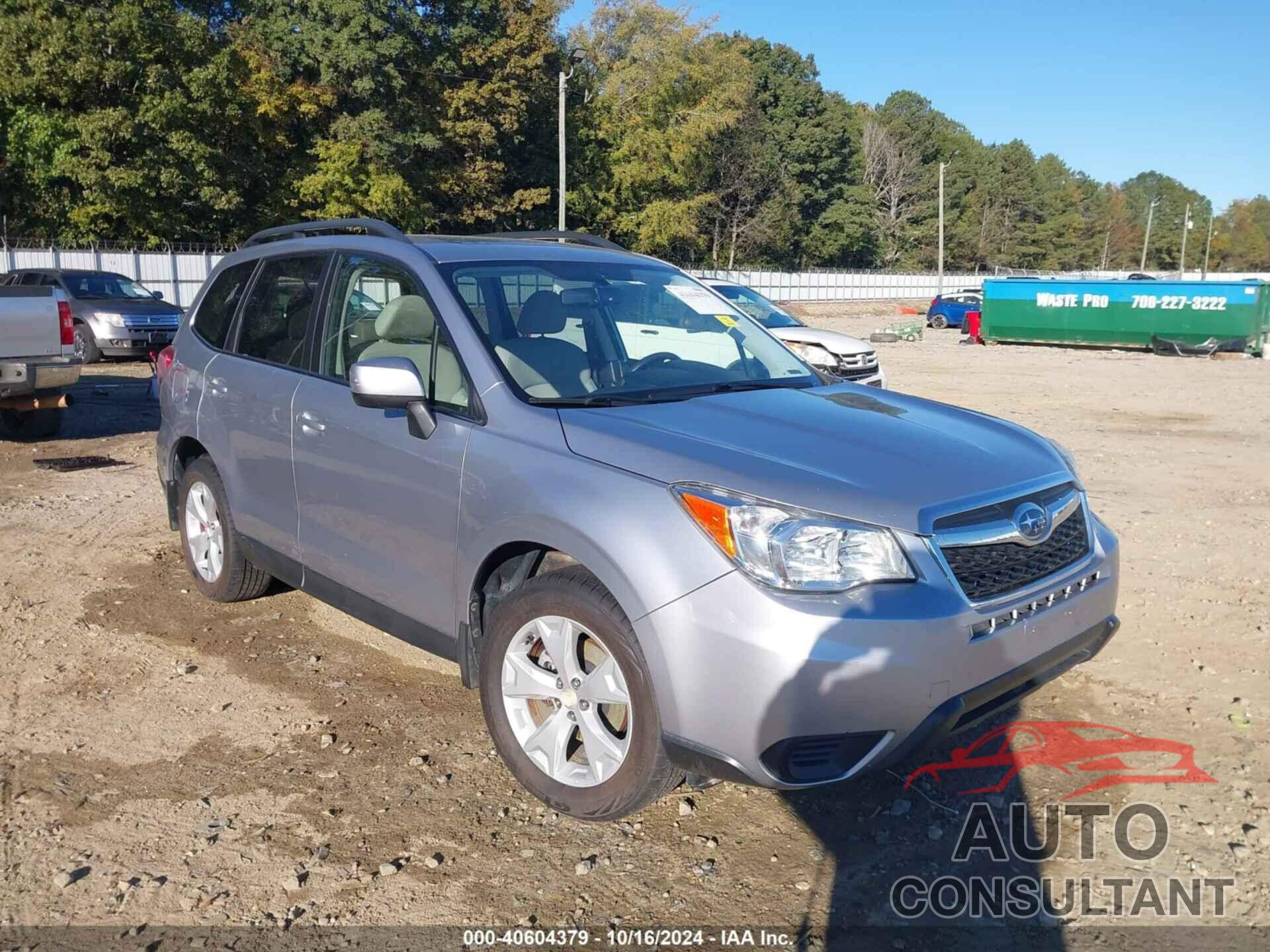 SUBARU FORESTER 2016 - JF2SJADC7GH450161