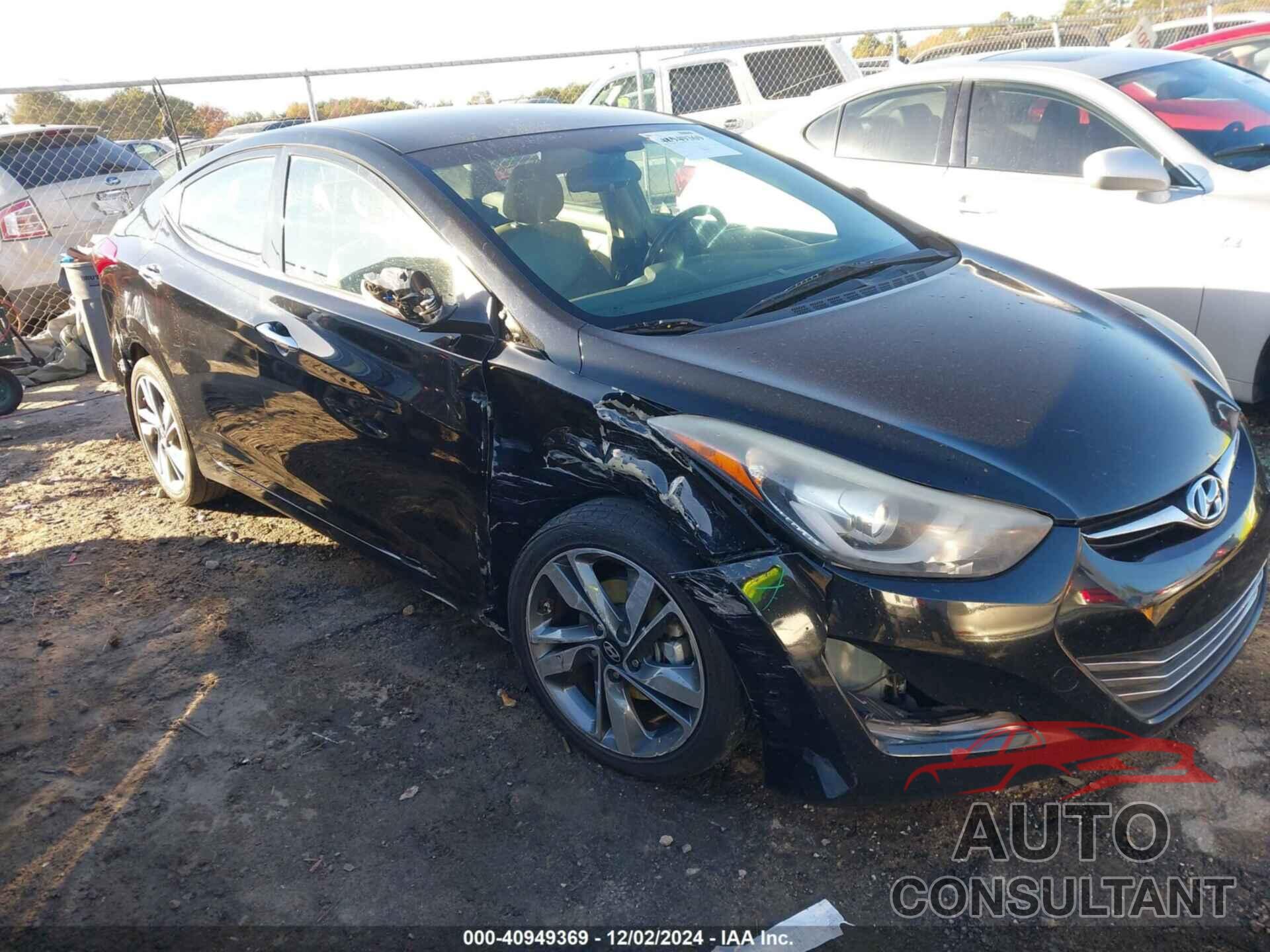 HYUNDAI ELANTRA 2015 - KMHDH4AE0FU323280