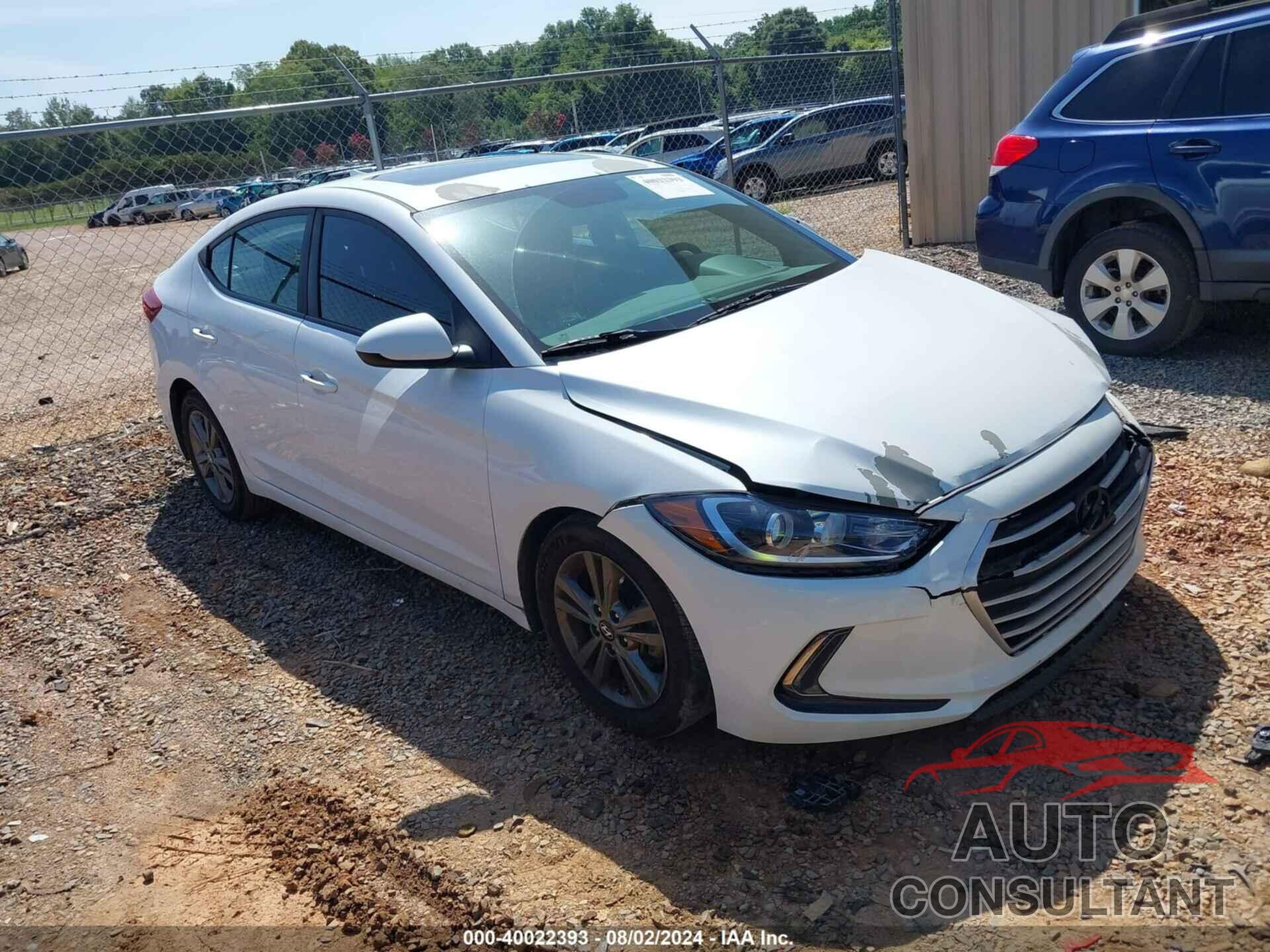 HYUNDAI ELANTRA 2017 - 5NPD84LF2HH206405