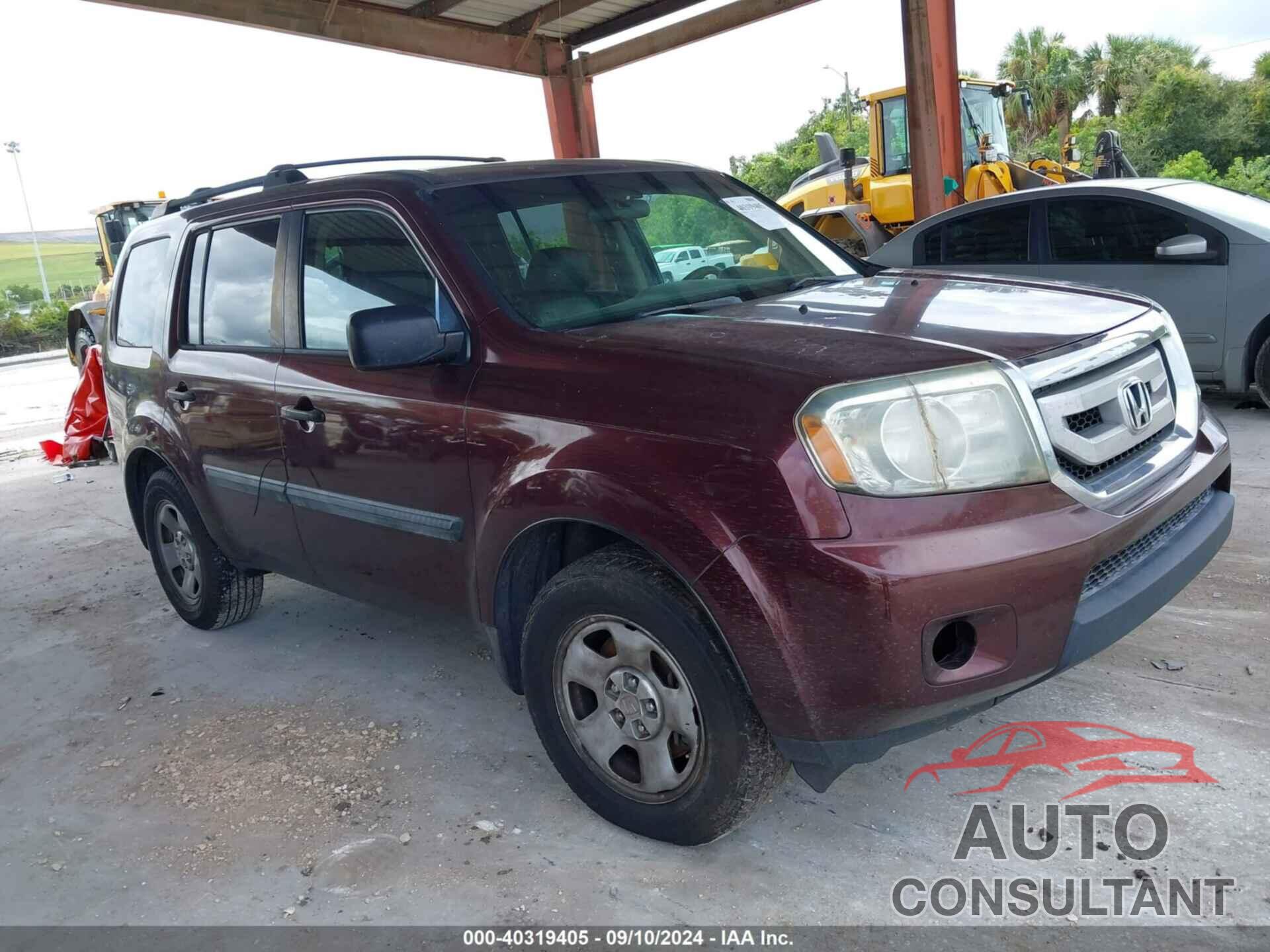 HONDA PILOT 2011 - 5FNYF3H2XBB016168