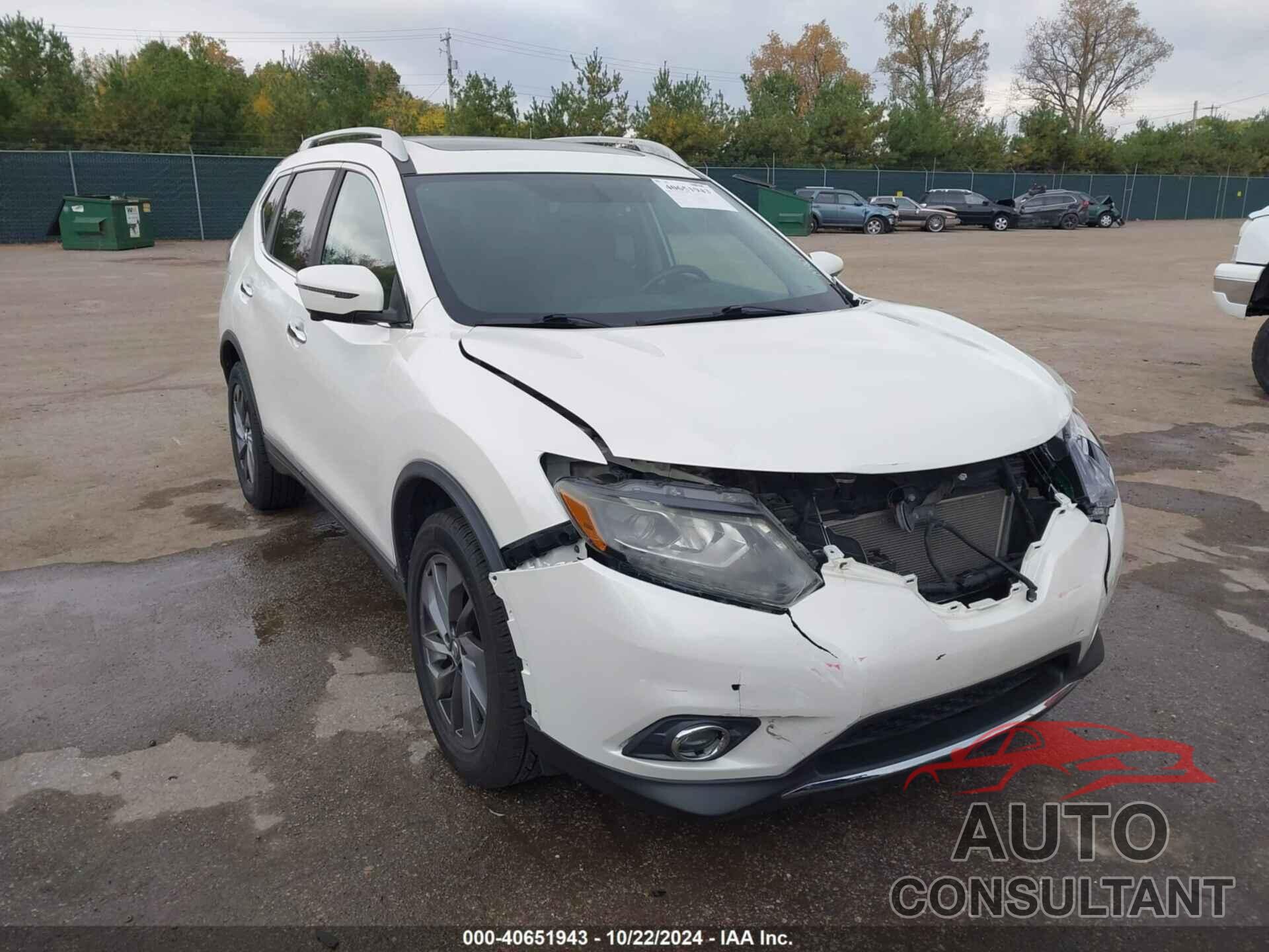 NISSAN ROGUE 2016 - 5N1AT2MV7GC804894