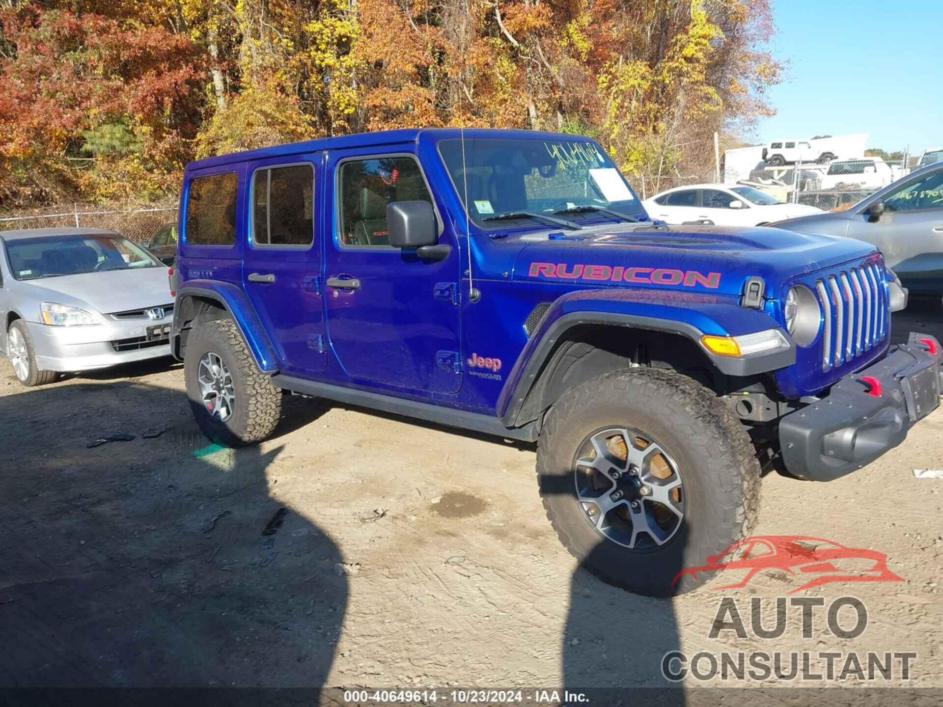 JEEP WRANGLER UNLIMITED 2019 - 1C4HJXFG3KW657419