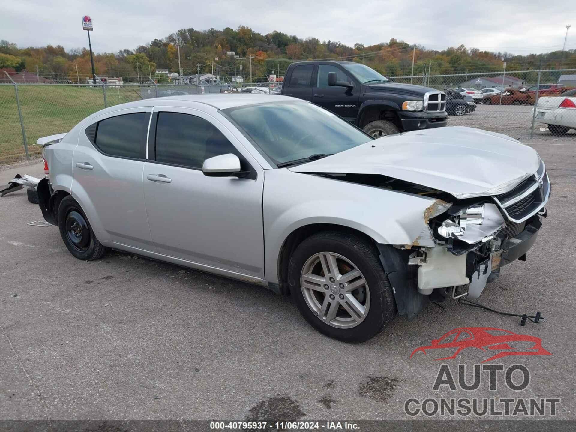 DODGE AVENGER 2010 - 1B3CC5FB2AN209644