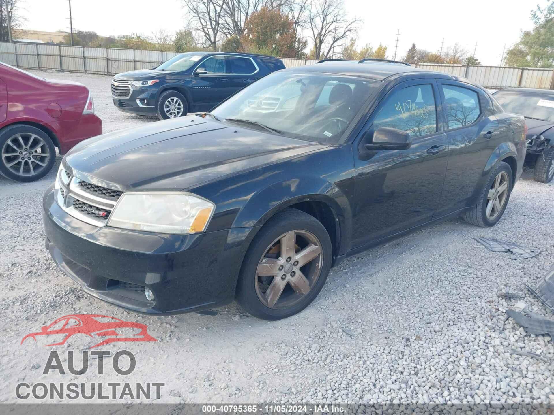 DODGE AVENGER 2013 - 1C3CDZCB4DN680338