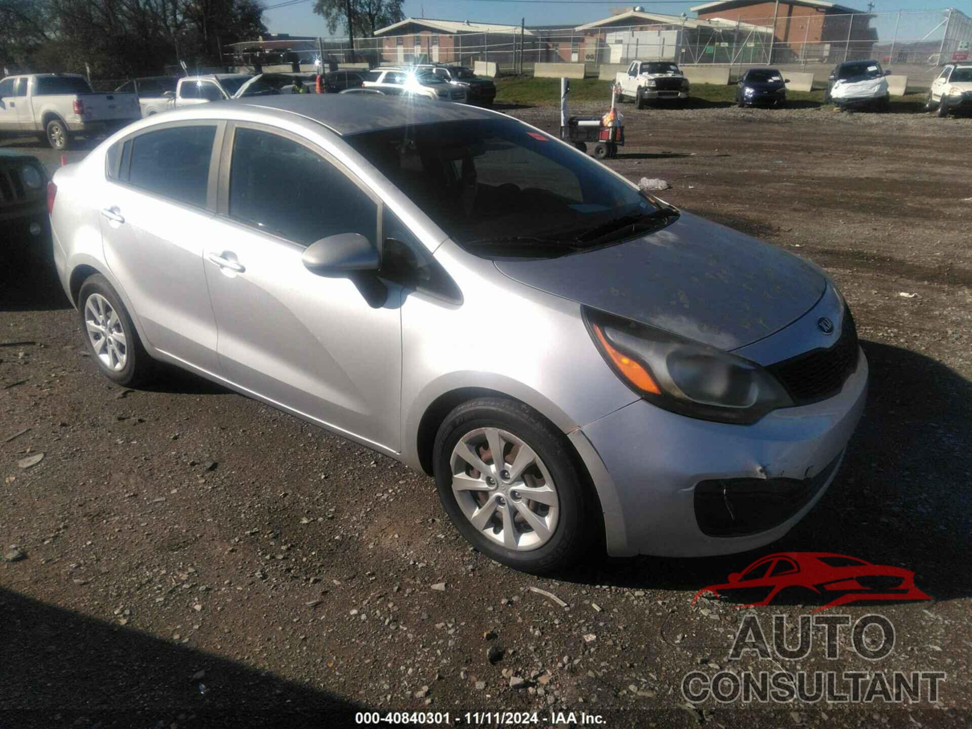 KIA RIO 2013 - KNADM4A3XD6269550