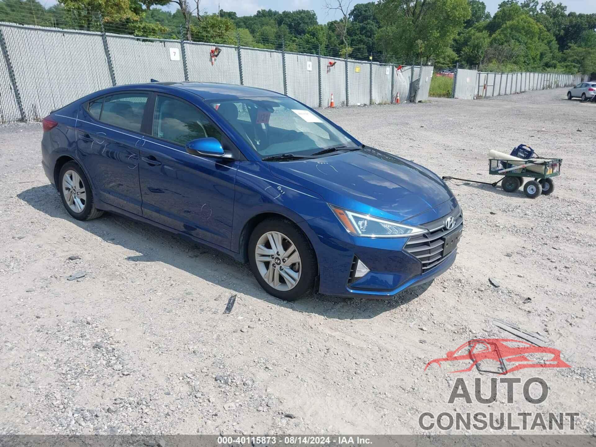 HYUNDAI ELANTRA 2019 - 5NPD84LF0KH476367