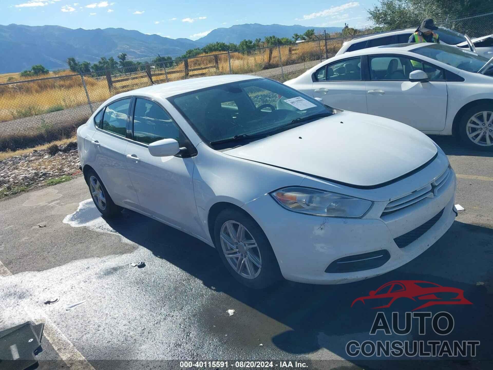 DODGE DART 2016 - 1C3CDFAA8GD685139