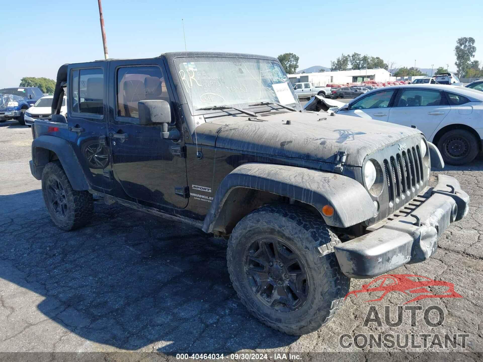 JEEP WRANGLER UNLIMITED 2016 - 1C4BJWDG2GL142973