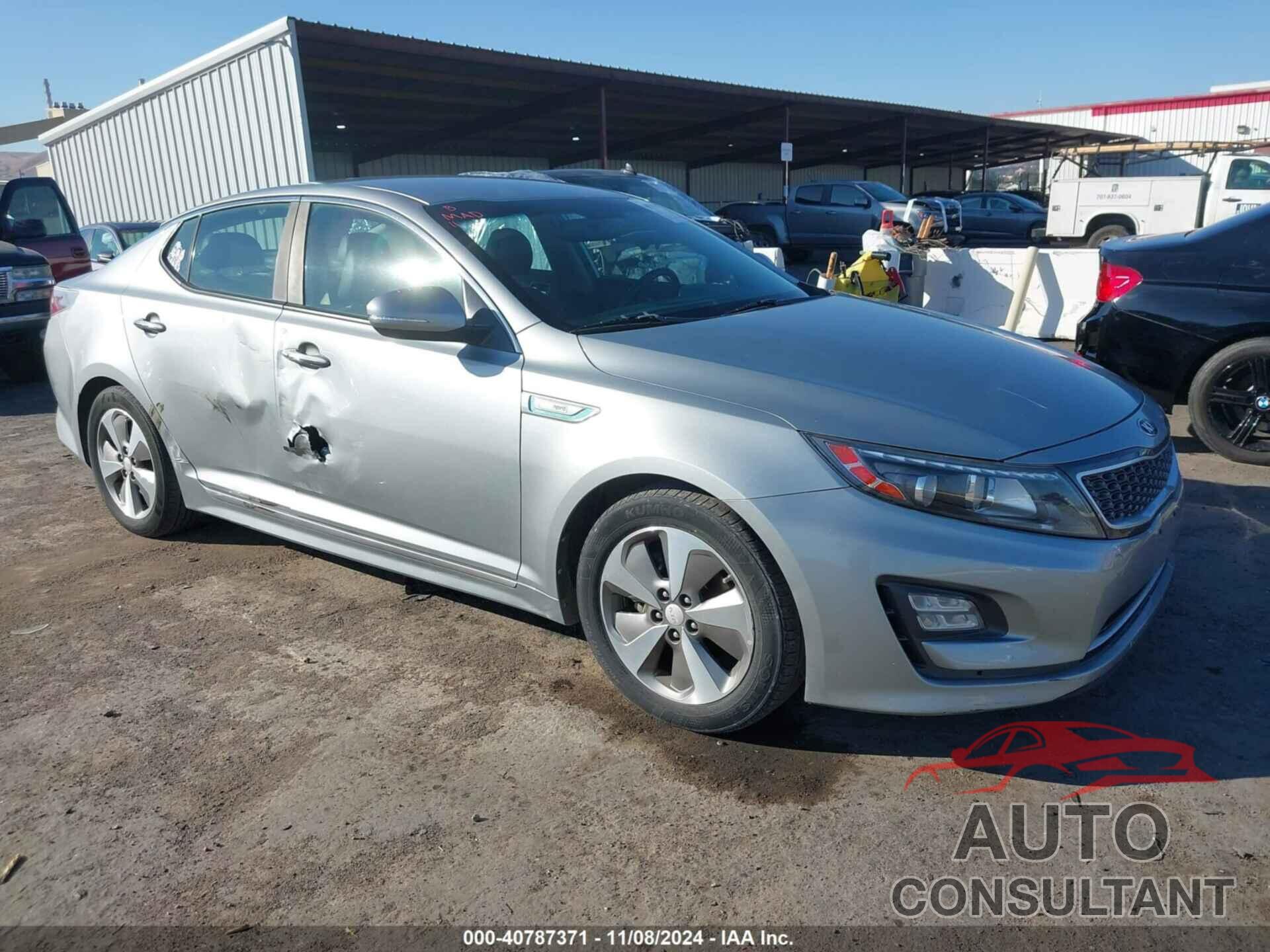 KIA OPTIMA HYBRID 2014 - KNAGN4AD4E5068401