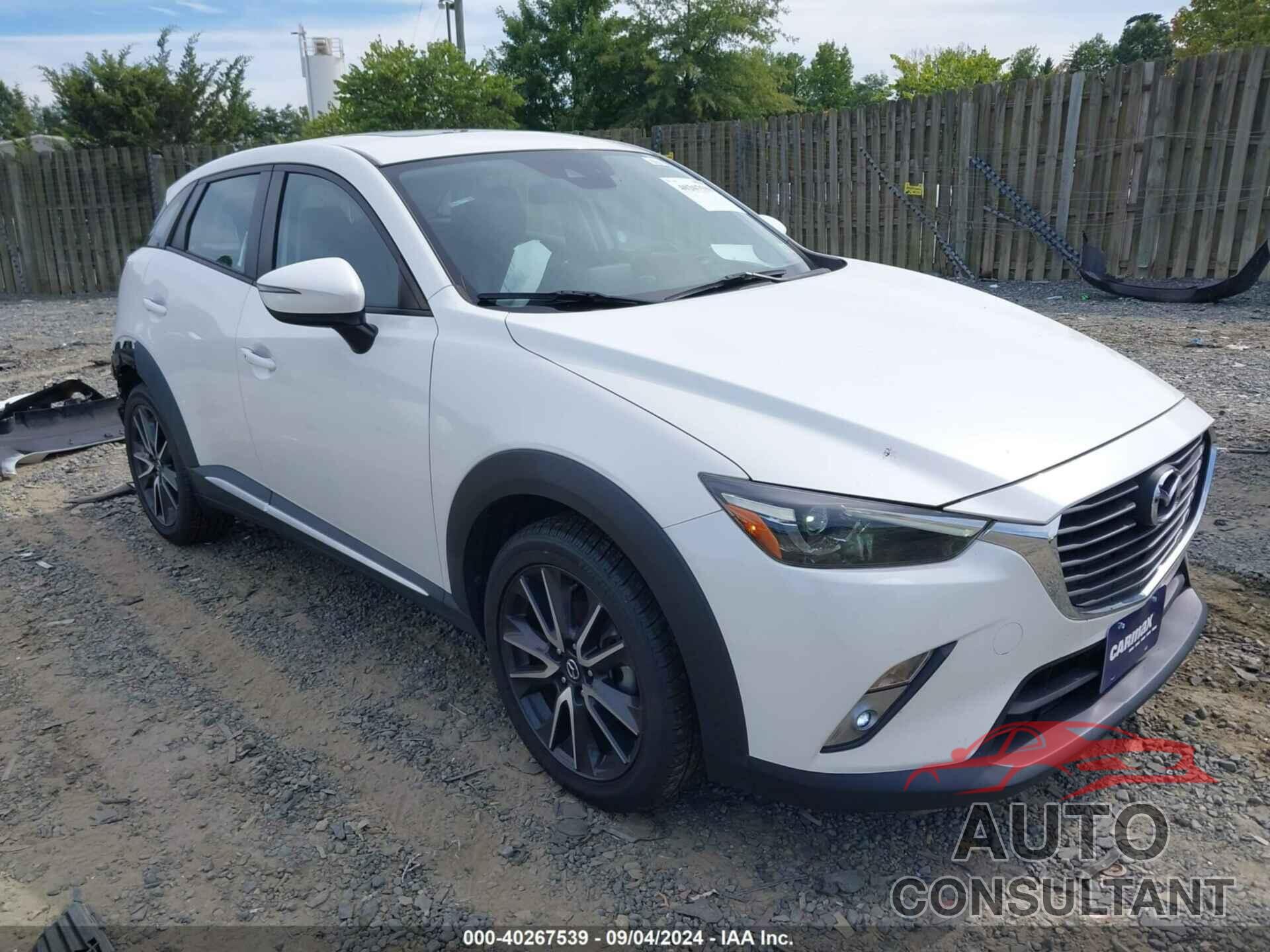 MAZDA CX-3 2018 - JM1DKDD71J0317314