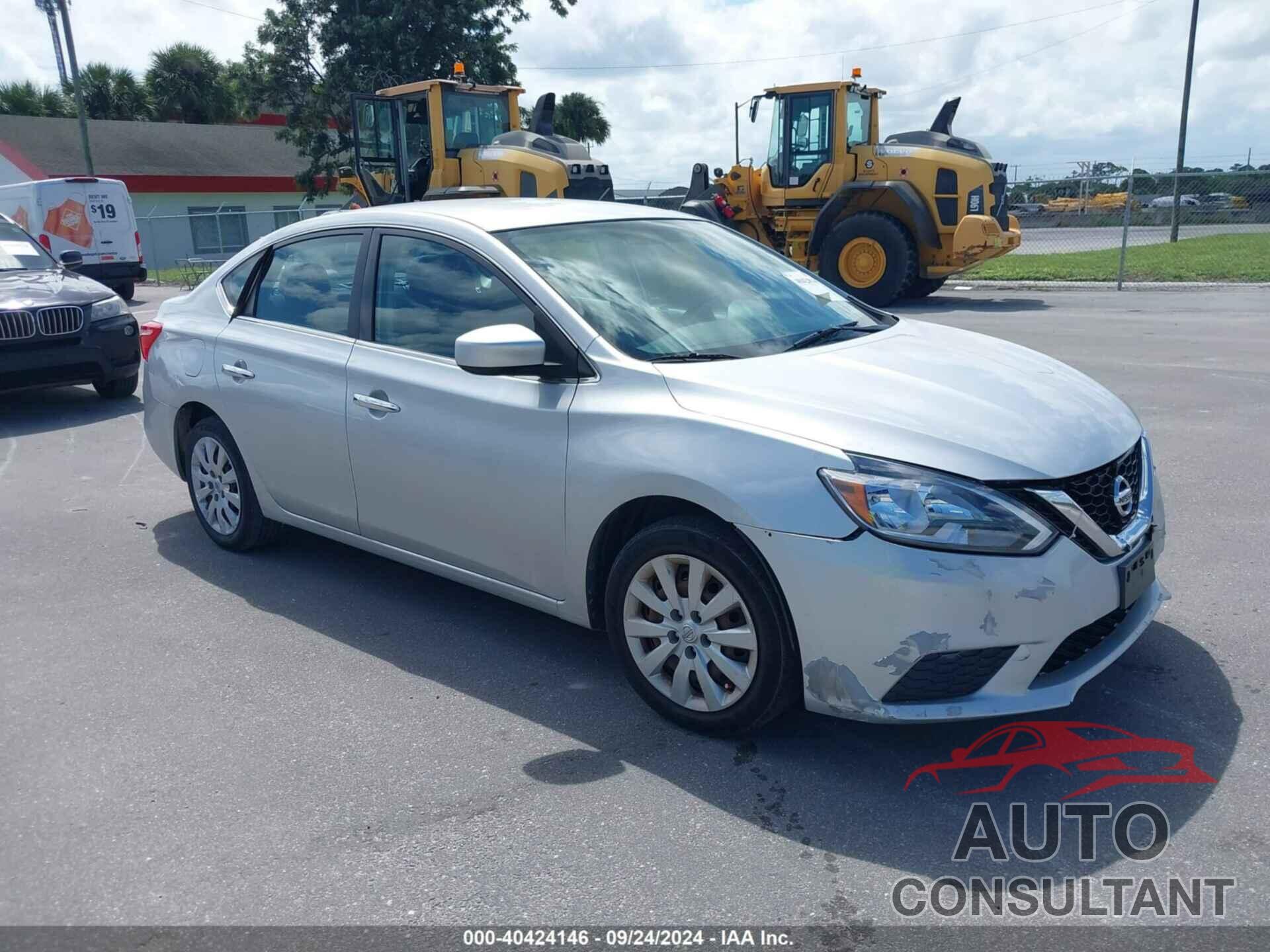 NISSAN SENTRA 2019 - 3N1AB7AP3KY226595