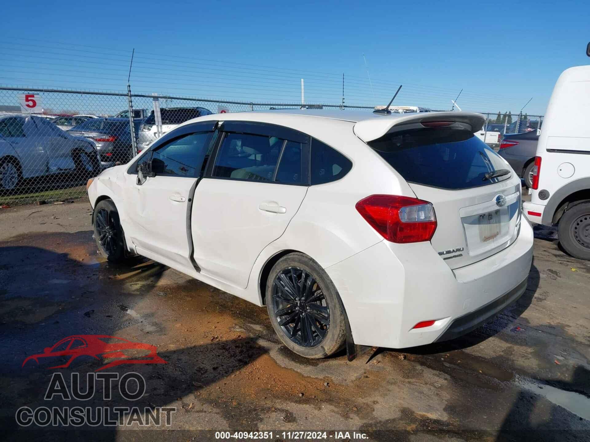 SUBARU IMPREZA 2012 - JF1GPAF66CH211971