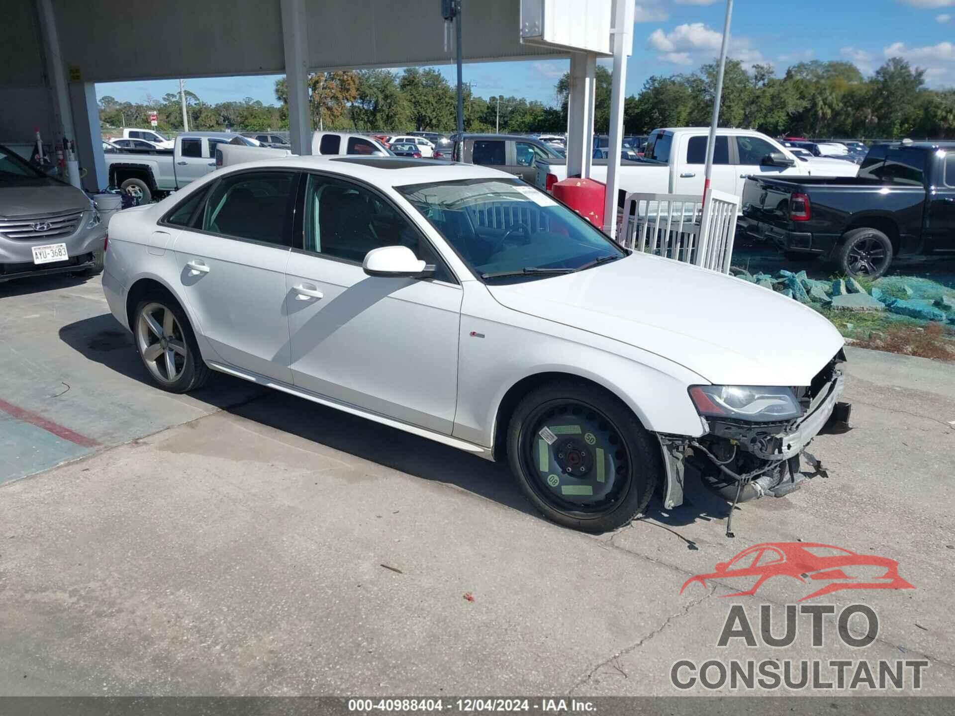 AUDI A4 2012 - WAUFFAFL3CN017167