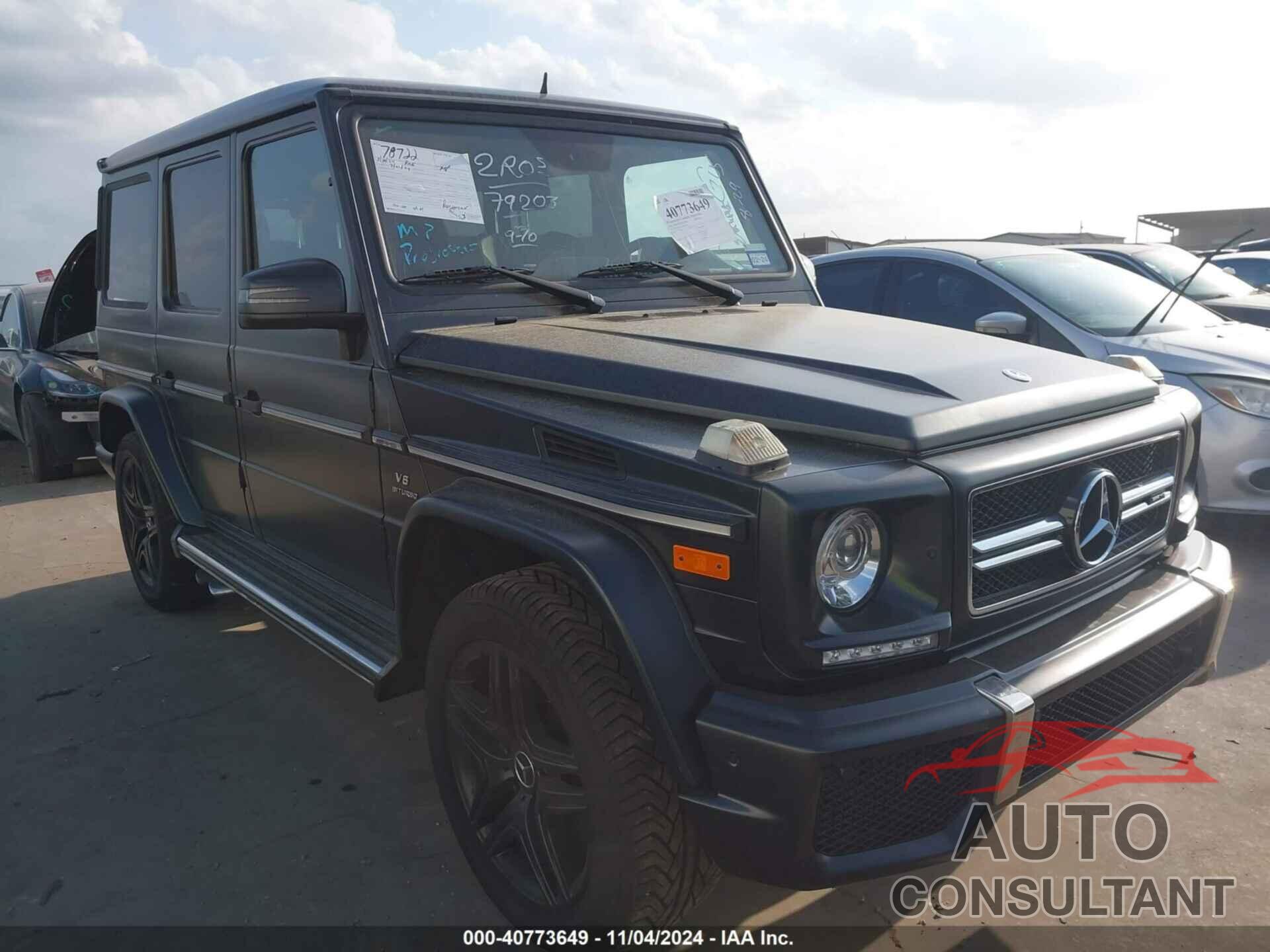 MERCEDES-BENZ AMG G 63 2016 - WDCYC7DF5GX244210