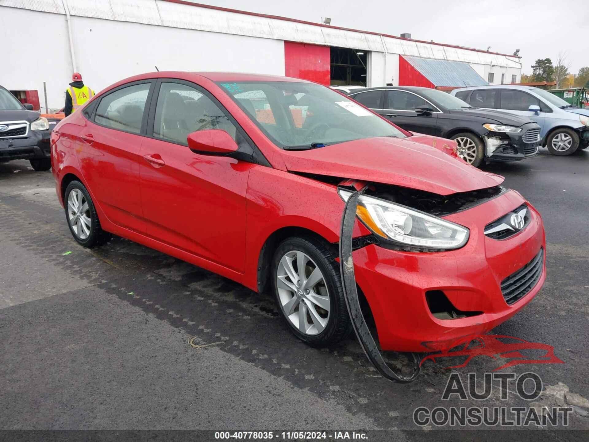 HYUNDAI ACCENT 2014 - KMHCU4AEXEU618506