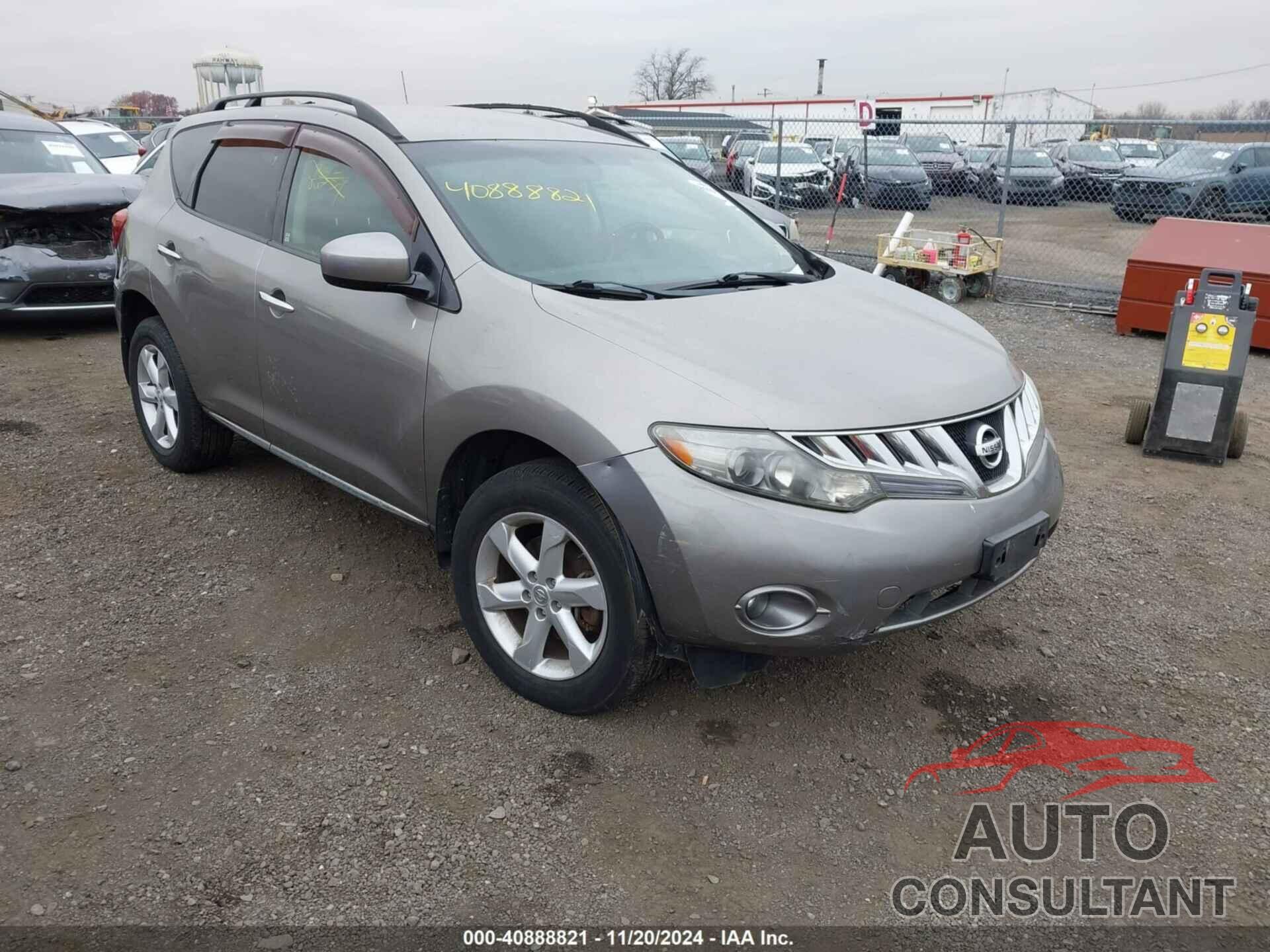 NISSAN MURANO 2010 - JN8AZ1MW0AW110600