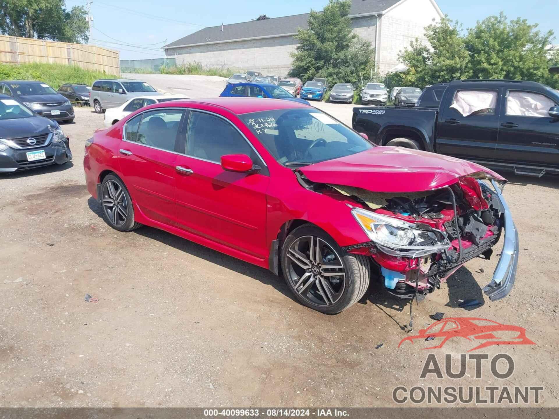 HONDA ACCORD 2017 - 1HGCR2F57HA163138