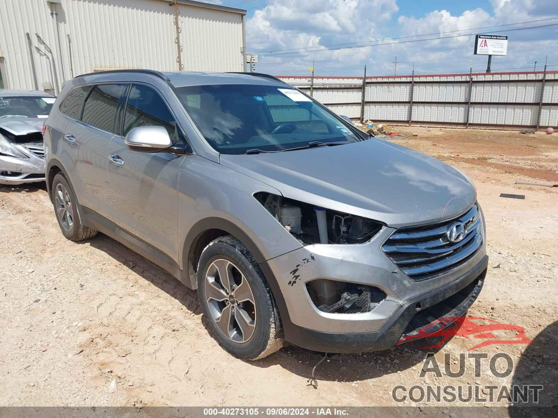 HYUNDAI SANTA FE 2013 - KM8SNDHF8DU017200