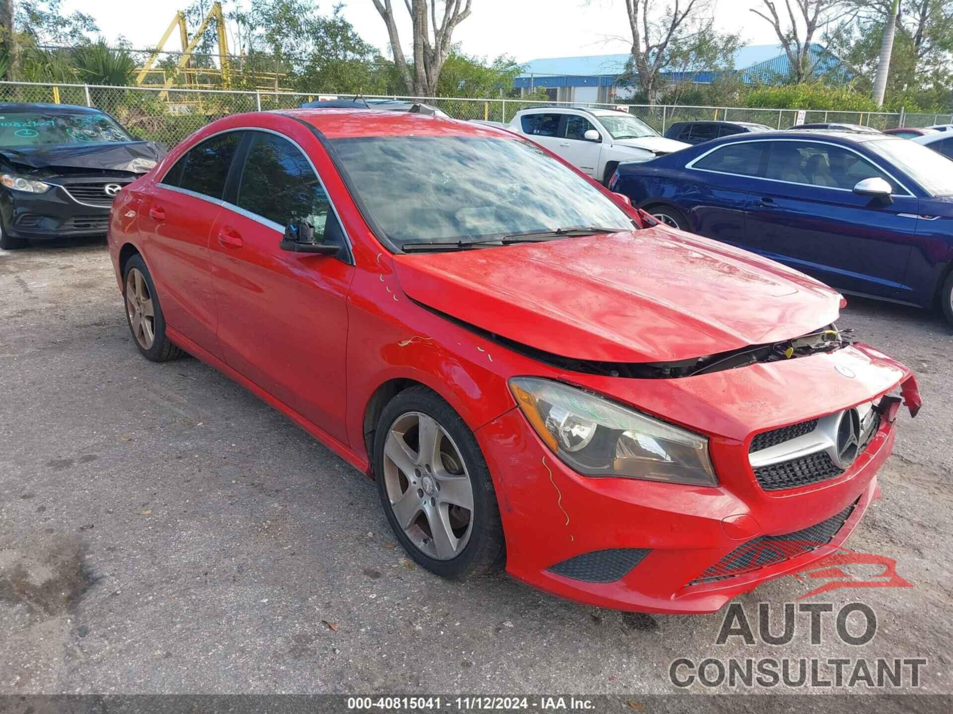 MERCEDES-BENZ CLA 250 2016 - WDDSJ4EB1GN303637