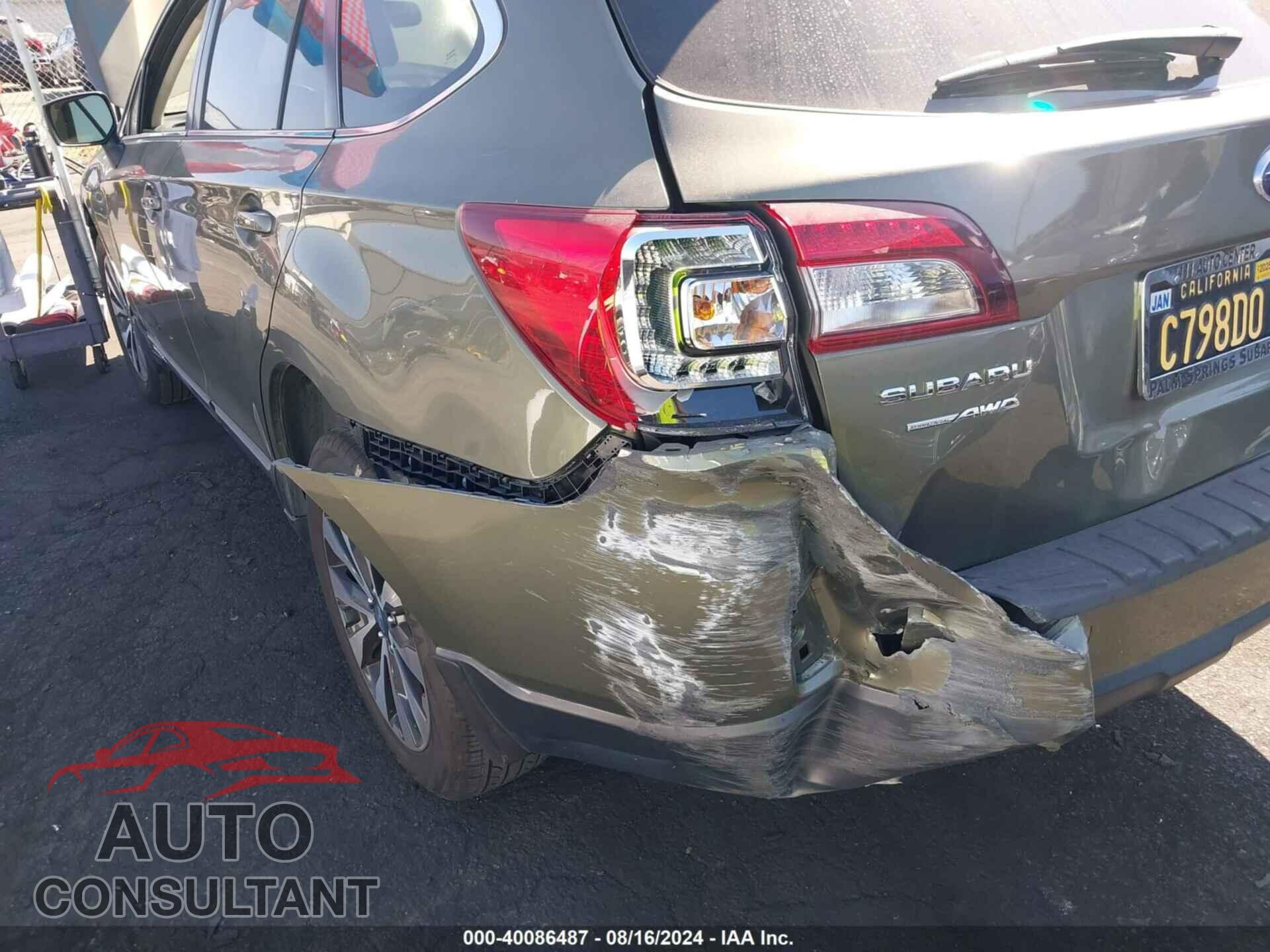 SUBARU OUTBACK 2016 - 4S4BSAJC8G3277856