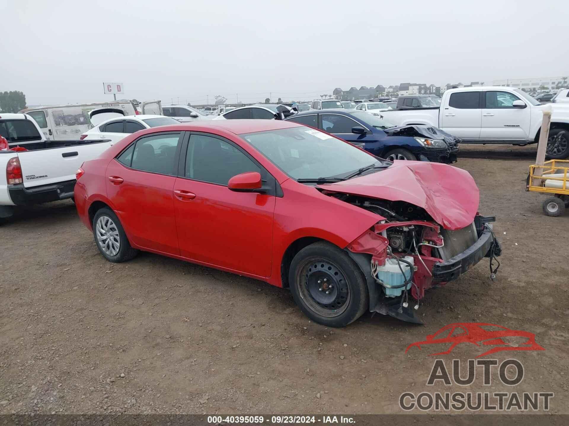 TOYOTA COROLLA 2018 - 2T1BURHE4JC973116