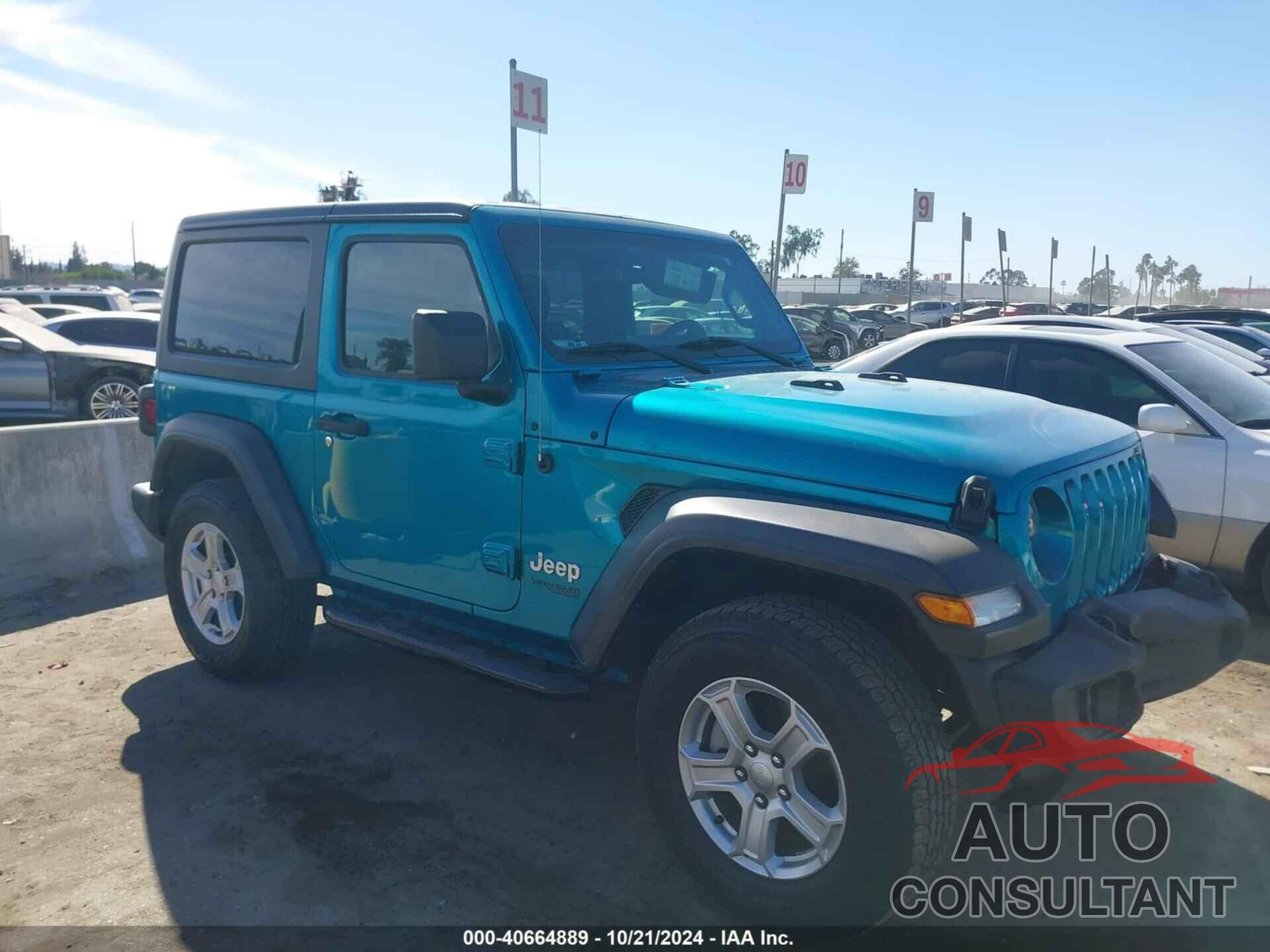 JEEP WRANGLER 2019 - 1C4GJXAGXKW627028