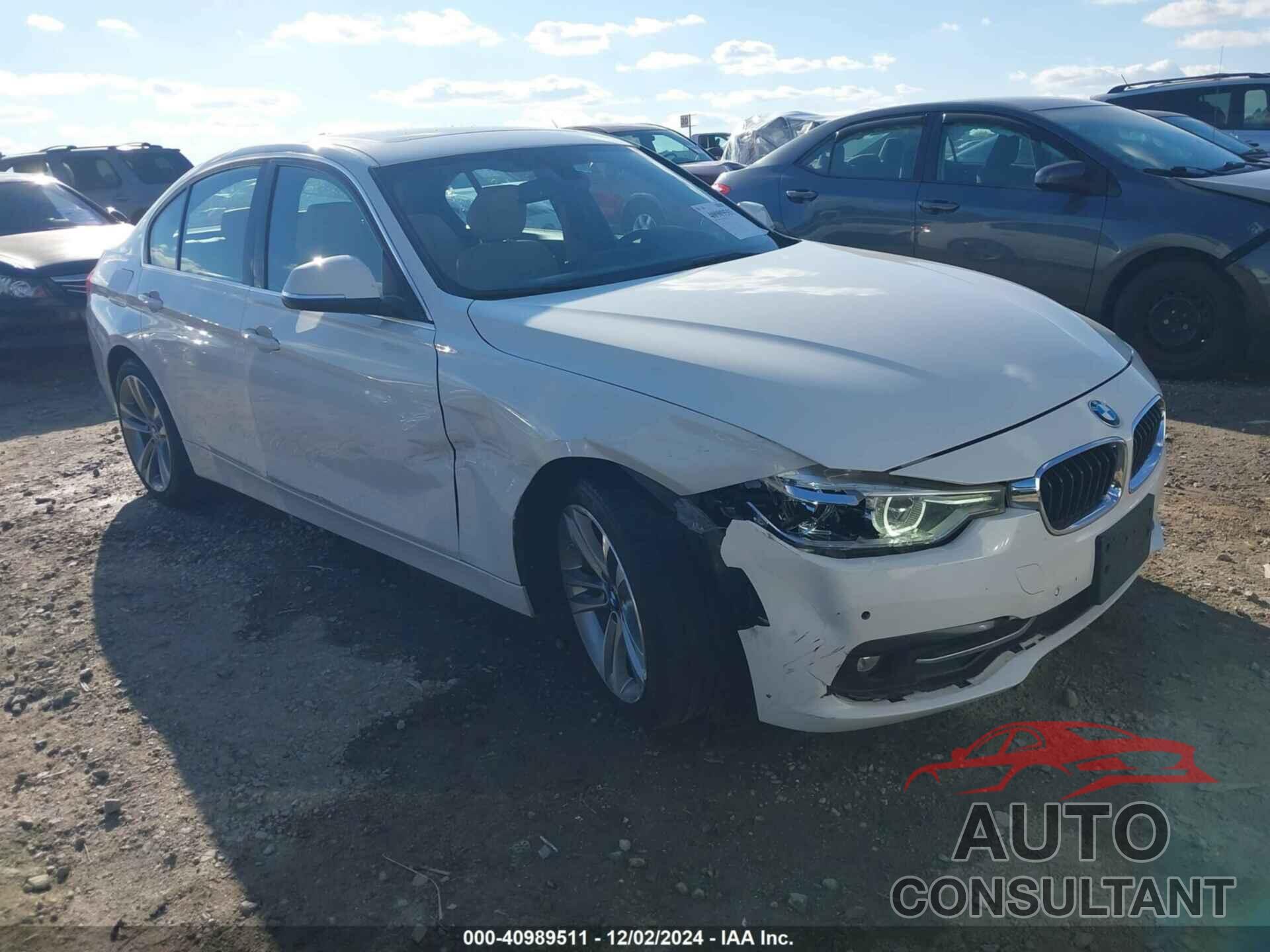 BMW 330I 2017 - WBA8B9G34HNU52241