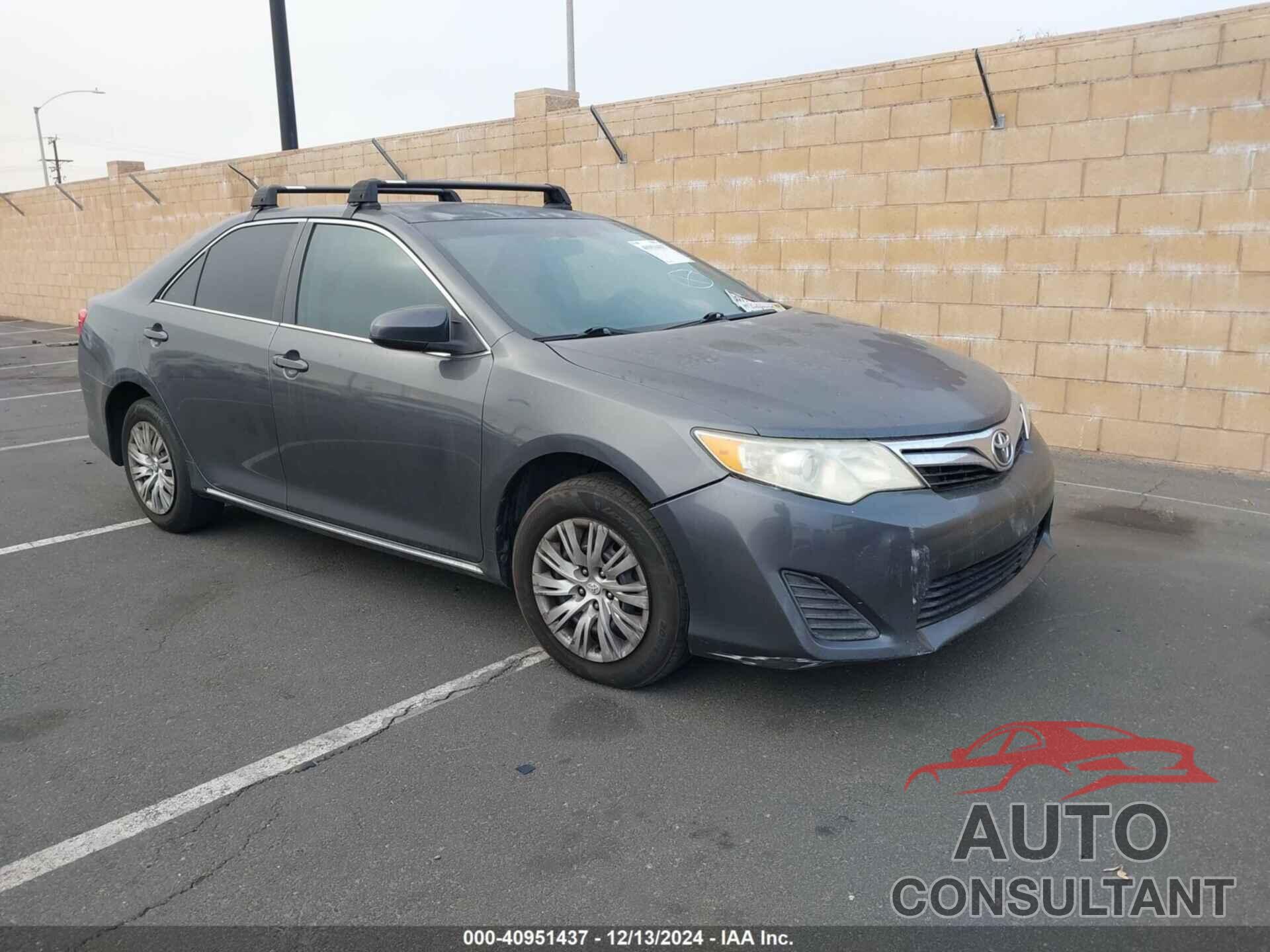 TOYOTA CAMRY 2012 - 4T1BF1FK2CU084613