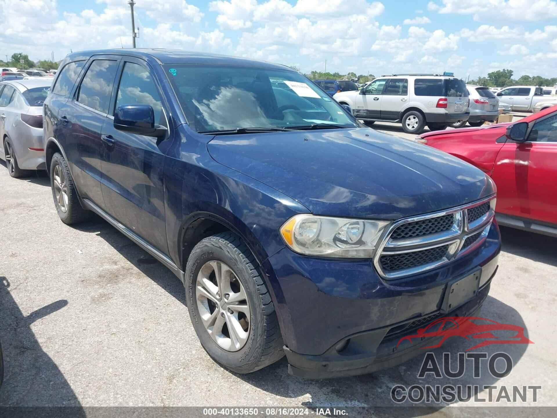 DODGE DURANGO 2012 - 1C4RDHAG8CC206661