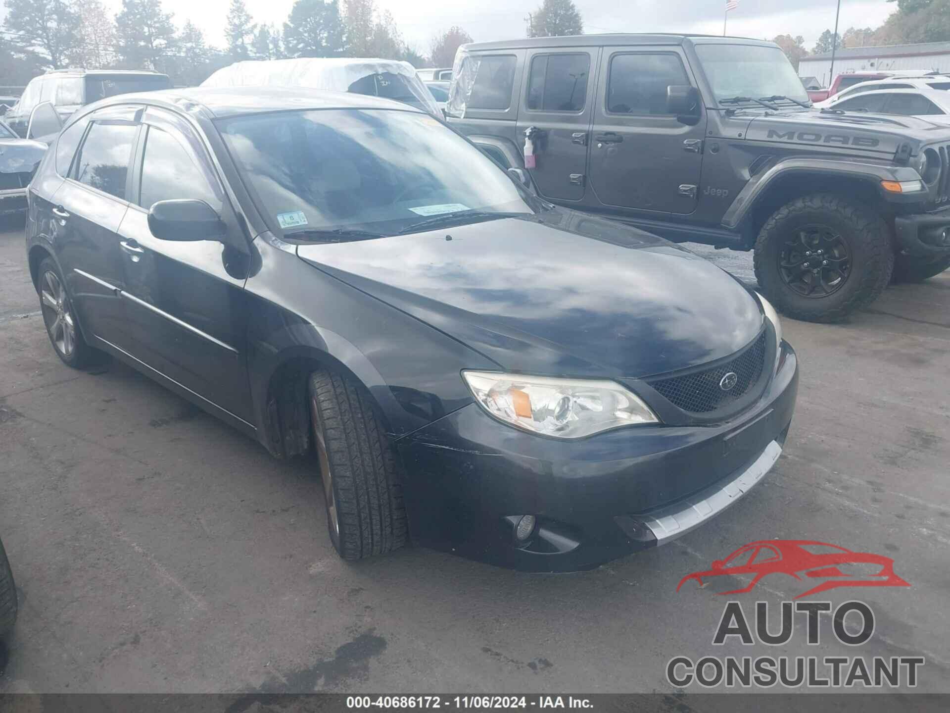 SUBARU IMPREZA OUTBACK SPORT 2009 - JF1GH63609H826202