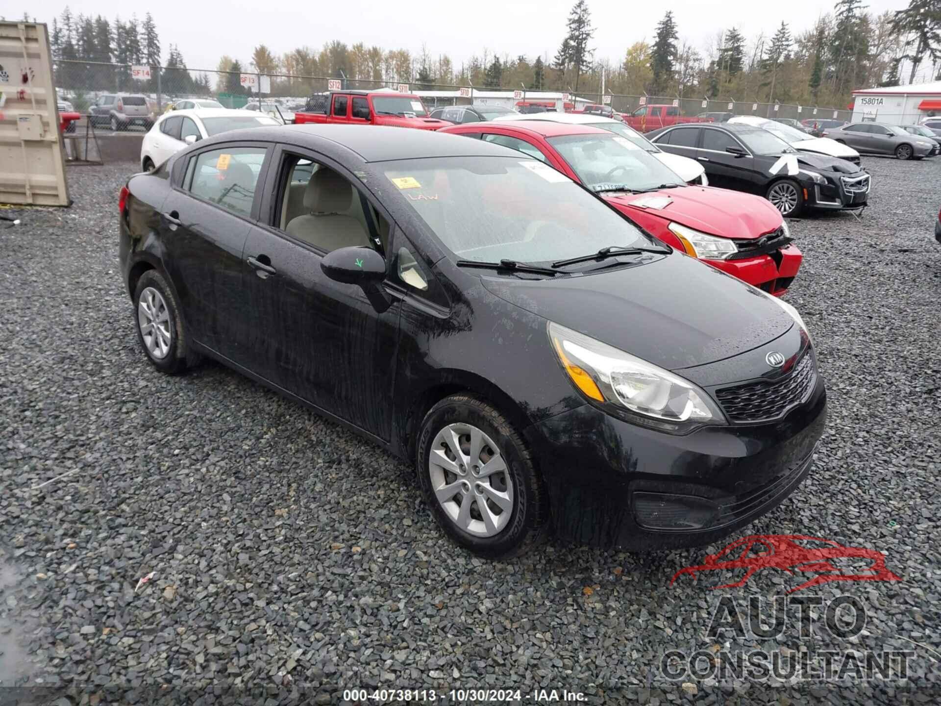 KIA RIO 2013 - KNADM4A34D6099704