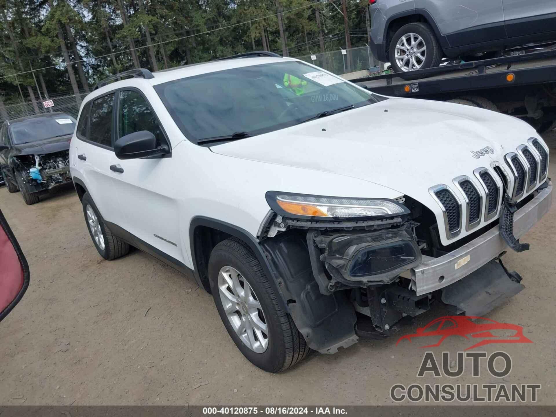 JEEP CHEROKEE 2016 - 1C4PJMABXGW176242