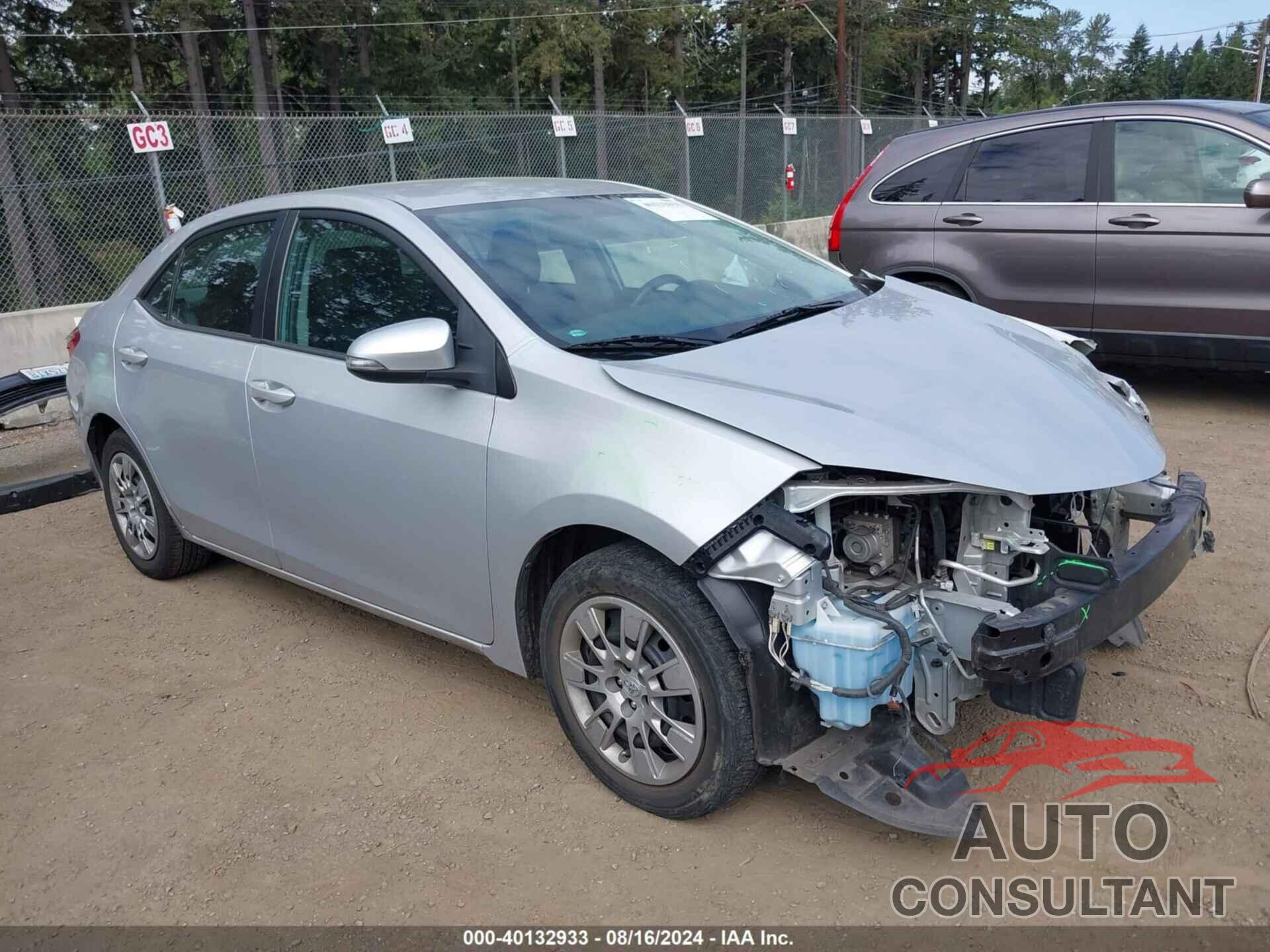 TOYOTA COROLLA 2016 - 2T1BURHE1GC679133