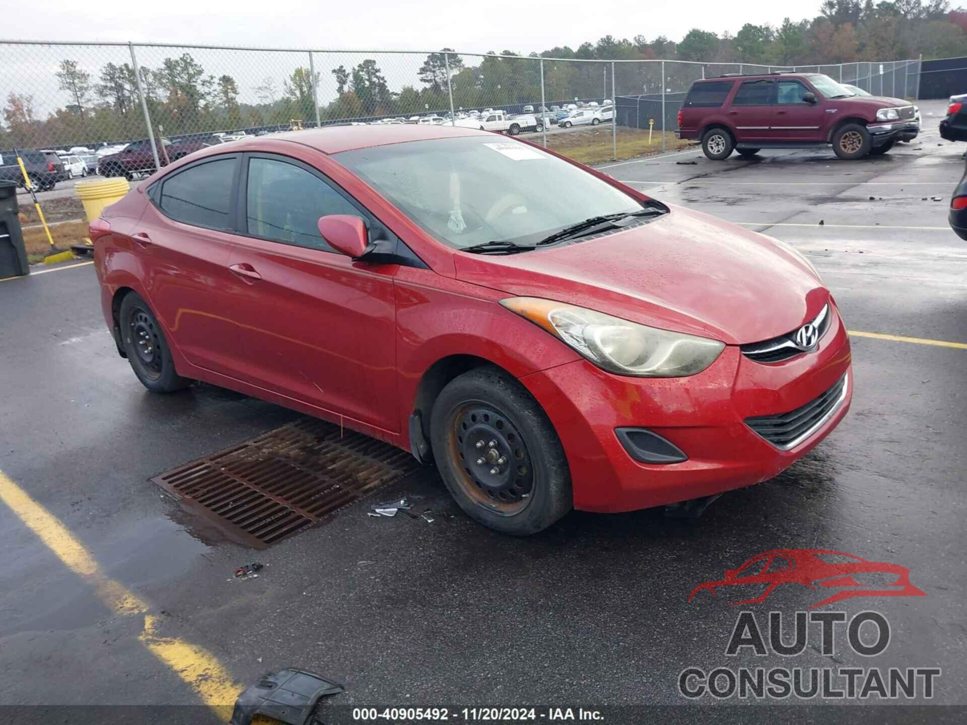 HYUNDAI ELANTRA 2013 - KMHDH4AE5DU497052