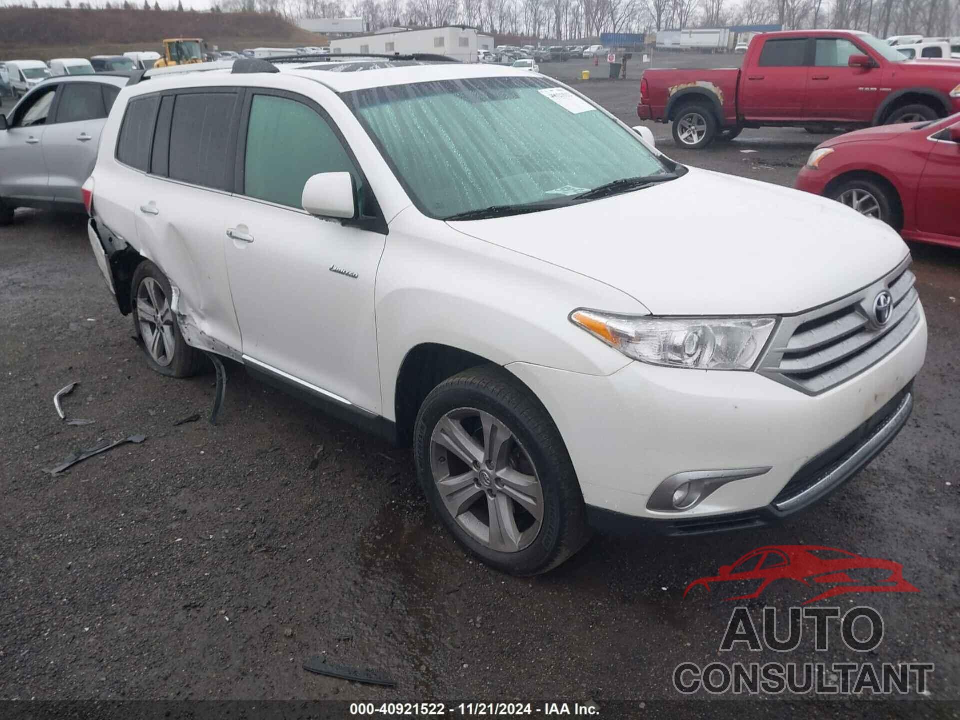 TOYOTA HIGHLANDER 2013 - 5TDDK3EH1DS205468