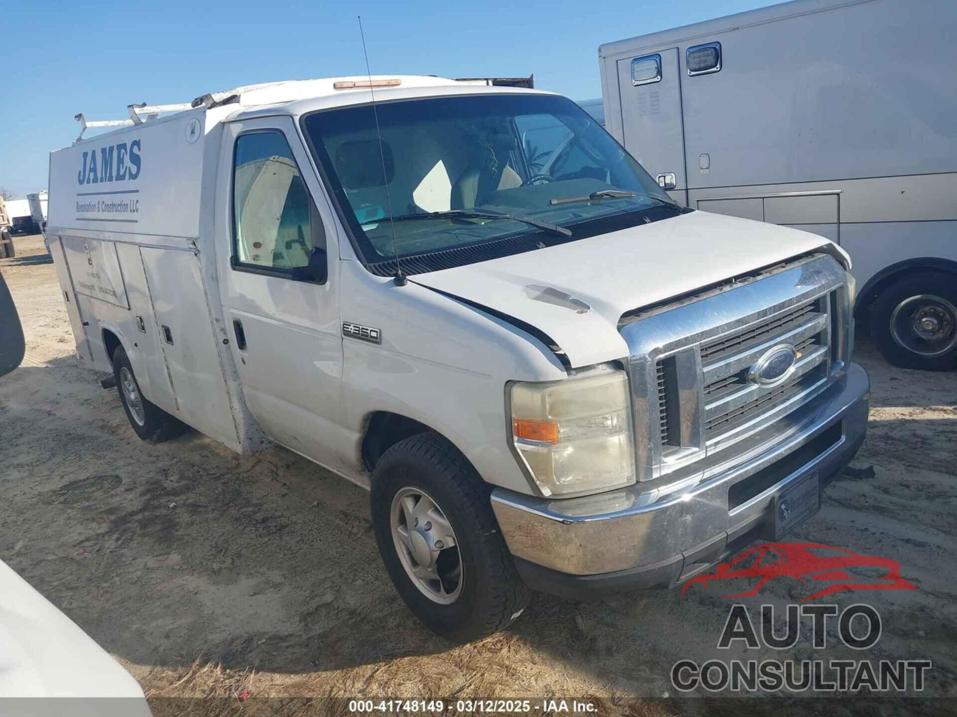 FORD E-350 CUTAWAY 2009 - 1FDSE35L89DA06323