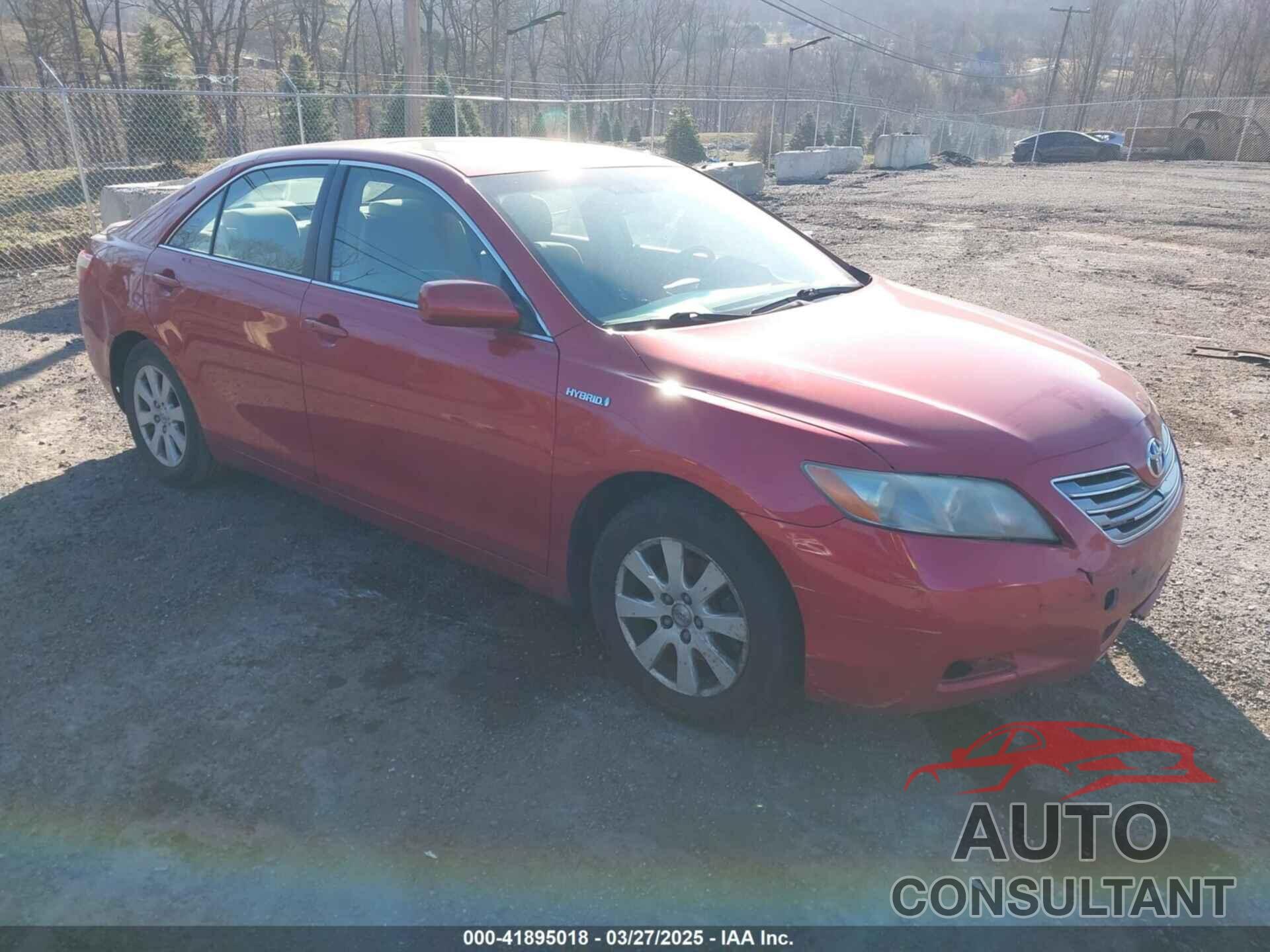 TOYOTA CAMRY HYBRID 2009 - JTNBB46K193051808