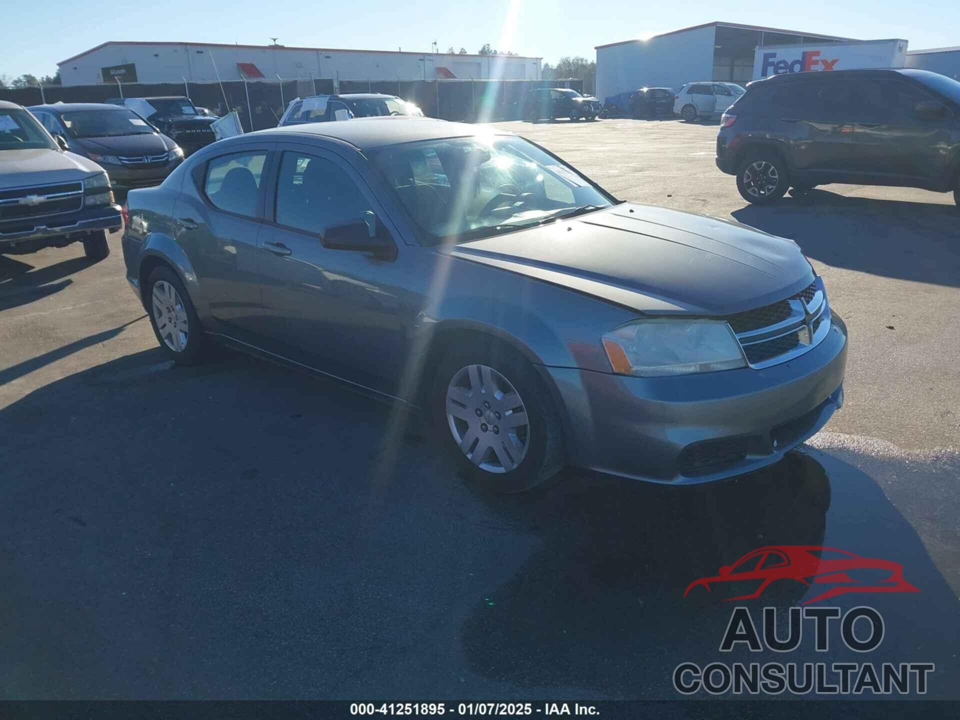 DODGE AVENGER 2013 - 1C3CDZAB2DN615541