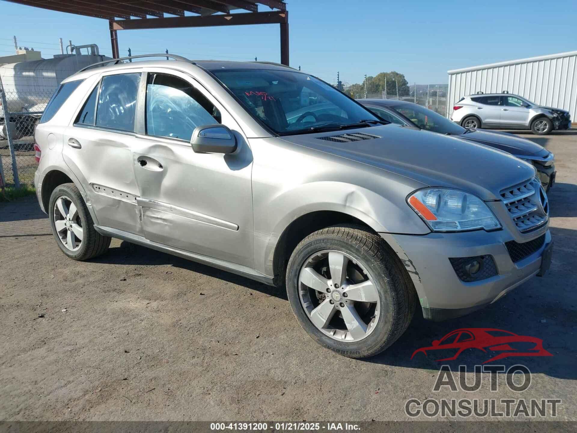MERCEDES-BENZ ML 350 2009 - 4JGBB86E39A441970