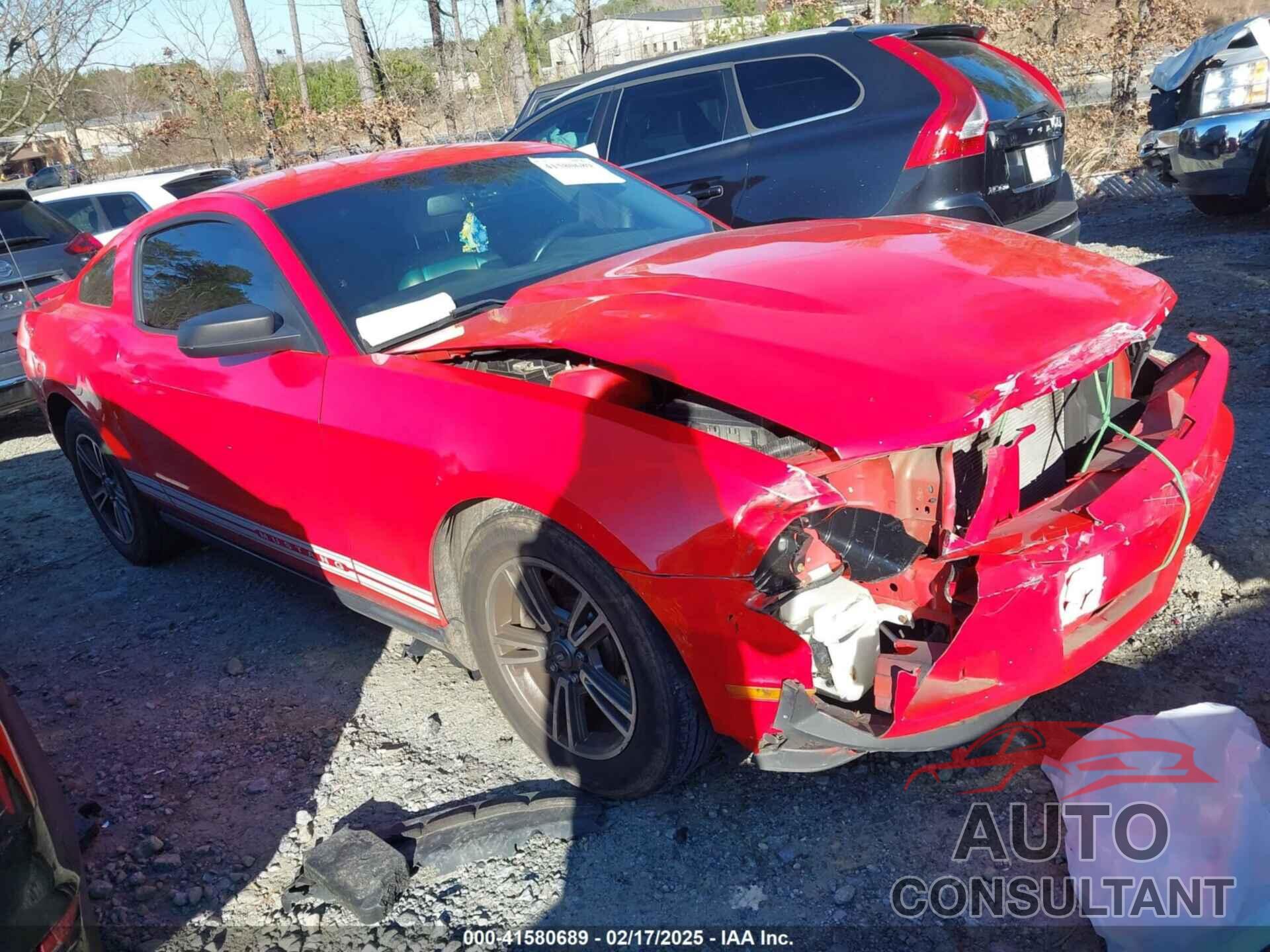 FORD MUSTANG 2012 - 1ZVBP8AM0C5233157