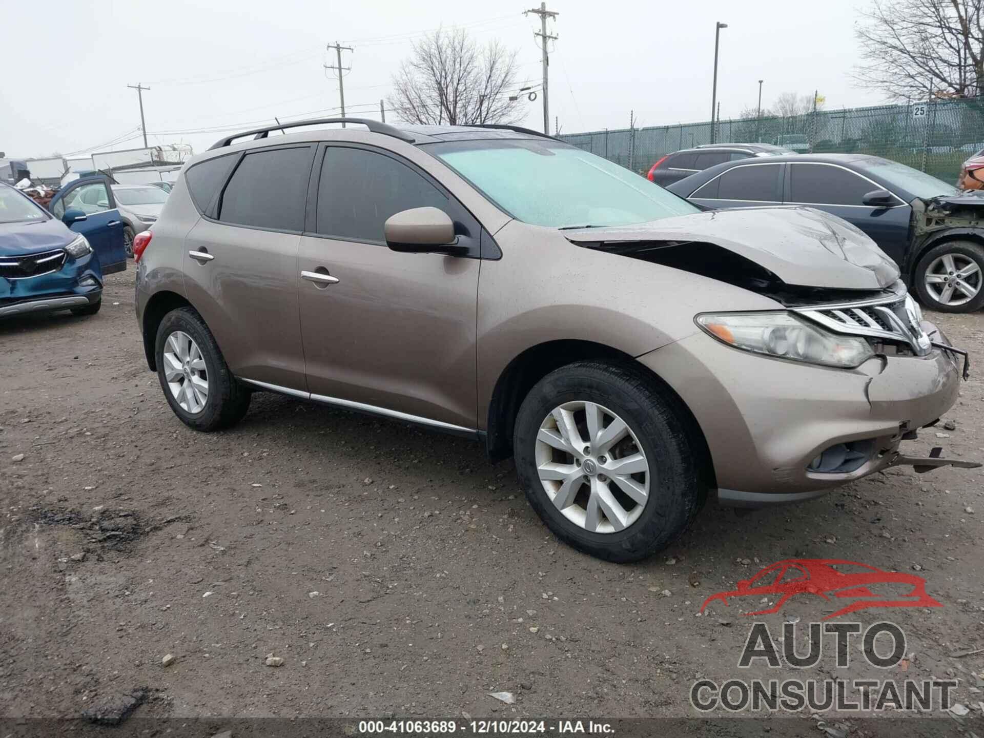 NISSAN MURANO 2012 - JN8AZ1MW1CW217271